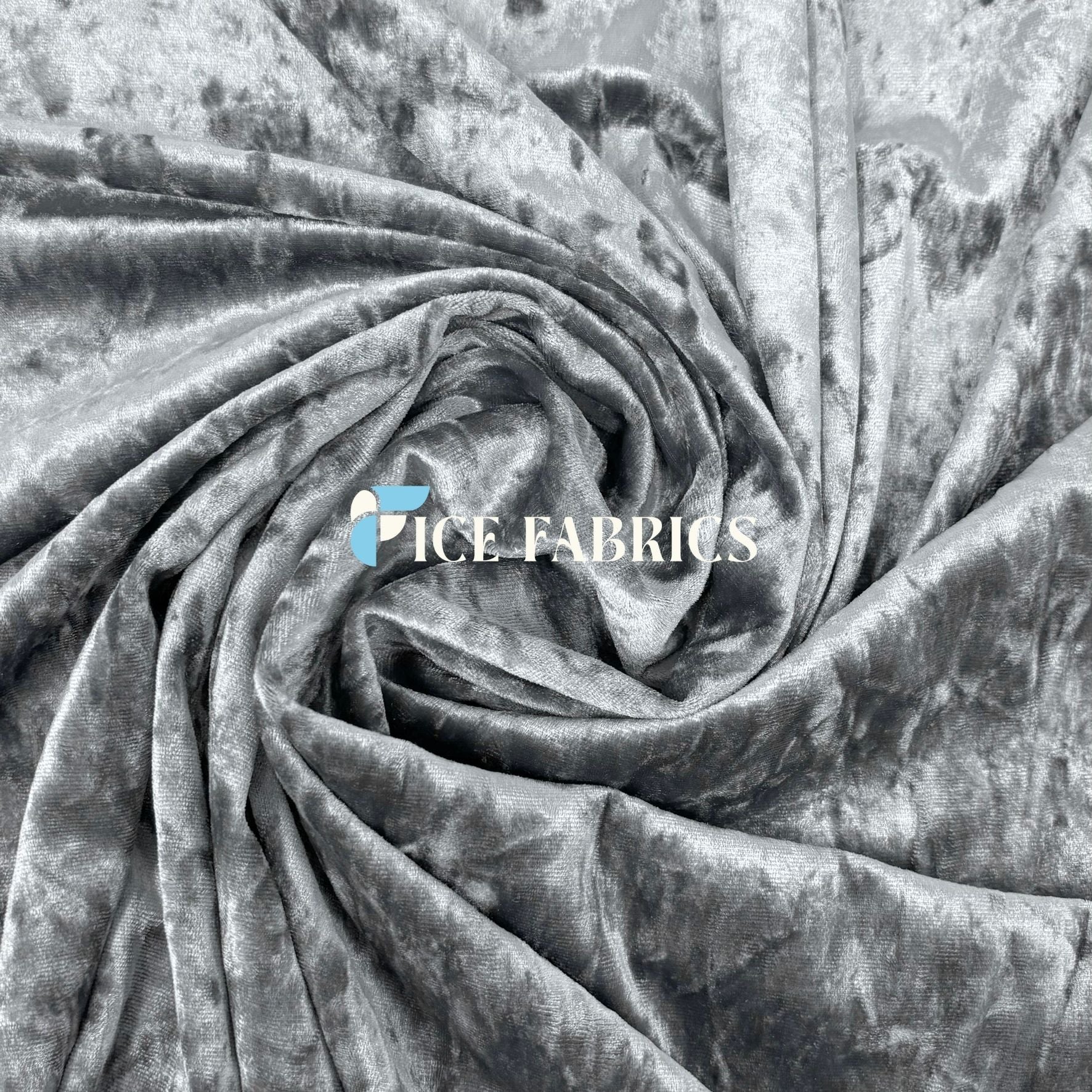 Stretch Crushed Velvet Fabric