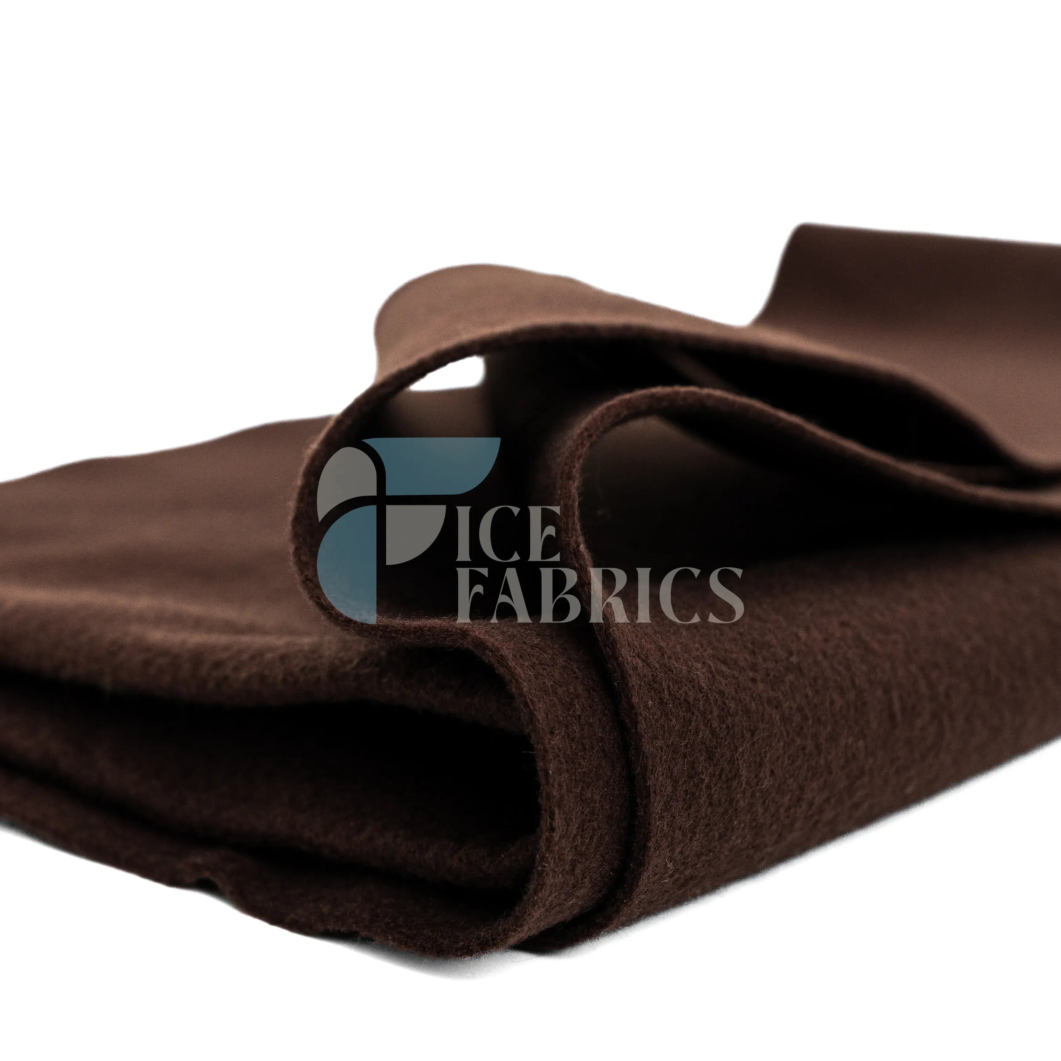 Dark Brown Acrylic Felt Fabric / 1.6mm Thick _ 72” Wide ICE FABRICS By The Yard