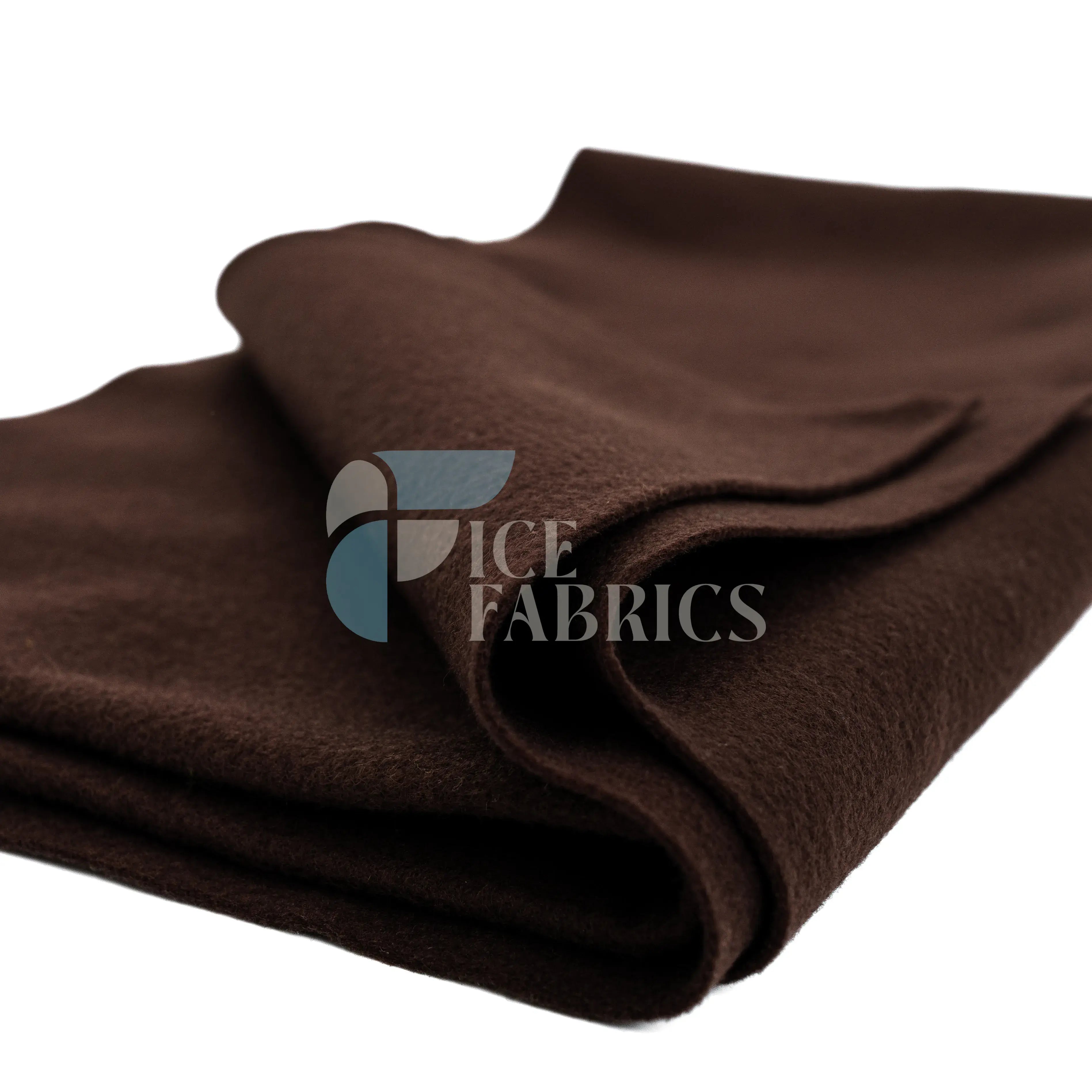 Dark Brown Acrylic Felt Fabric / 1.6mm Thick _ 72” Wide ICE FABRICS By The Yard