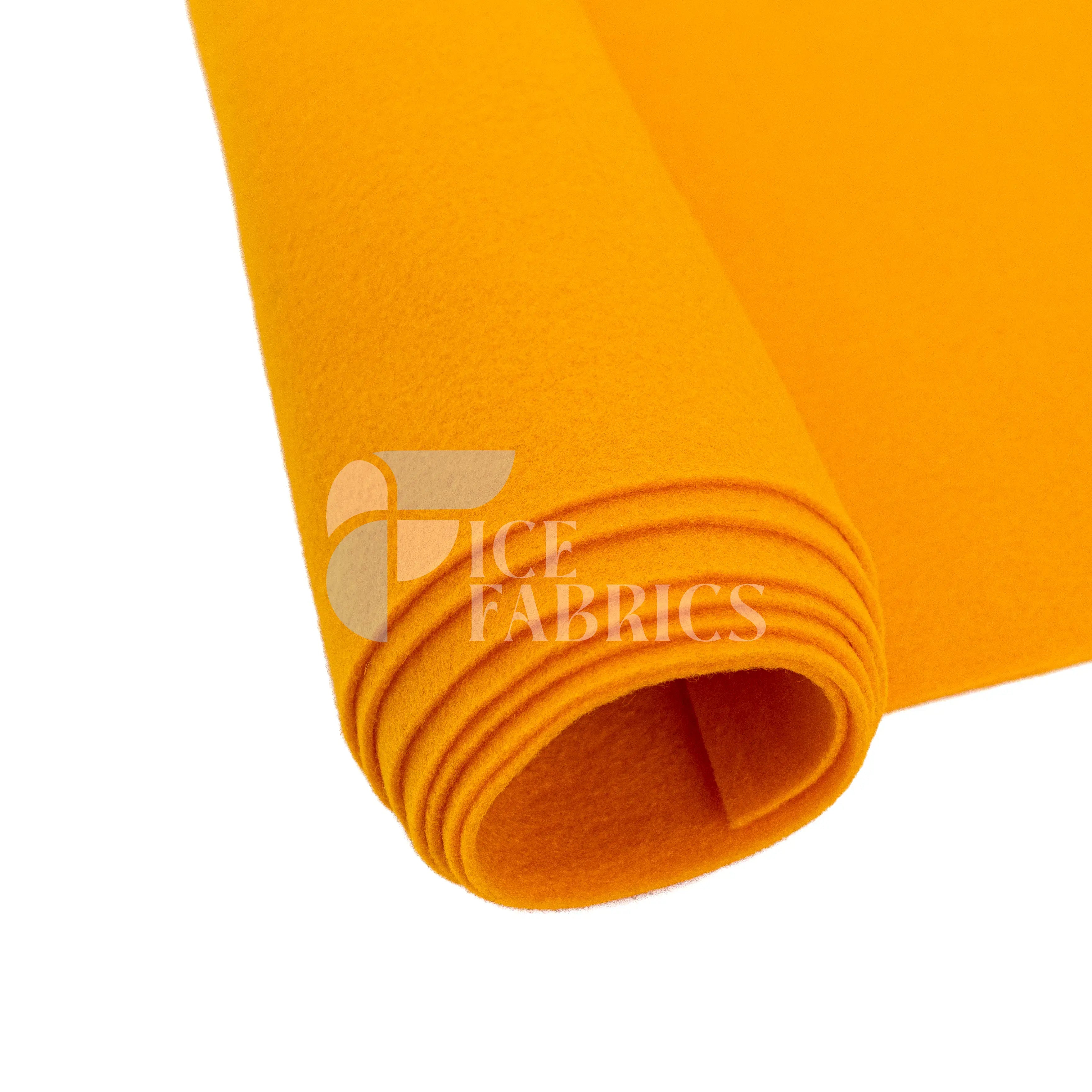 Dark Mango Acrylic Felt Fabric / 1.6mm Thick _ 72” Wide ICE FABRICS By The Yard