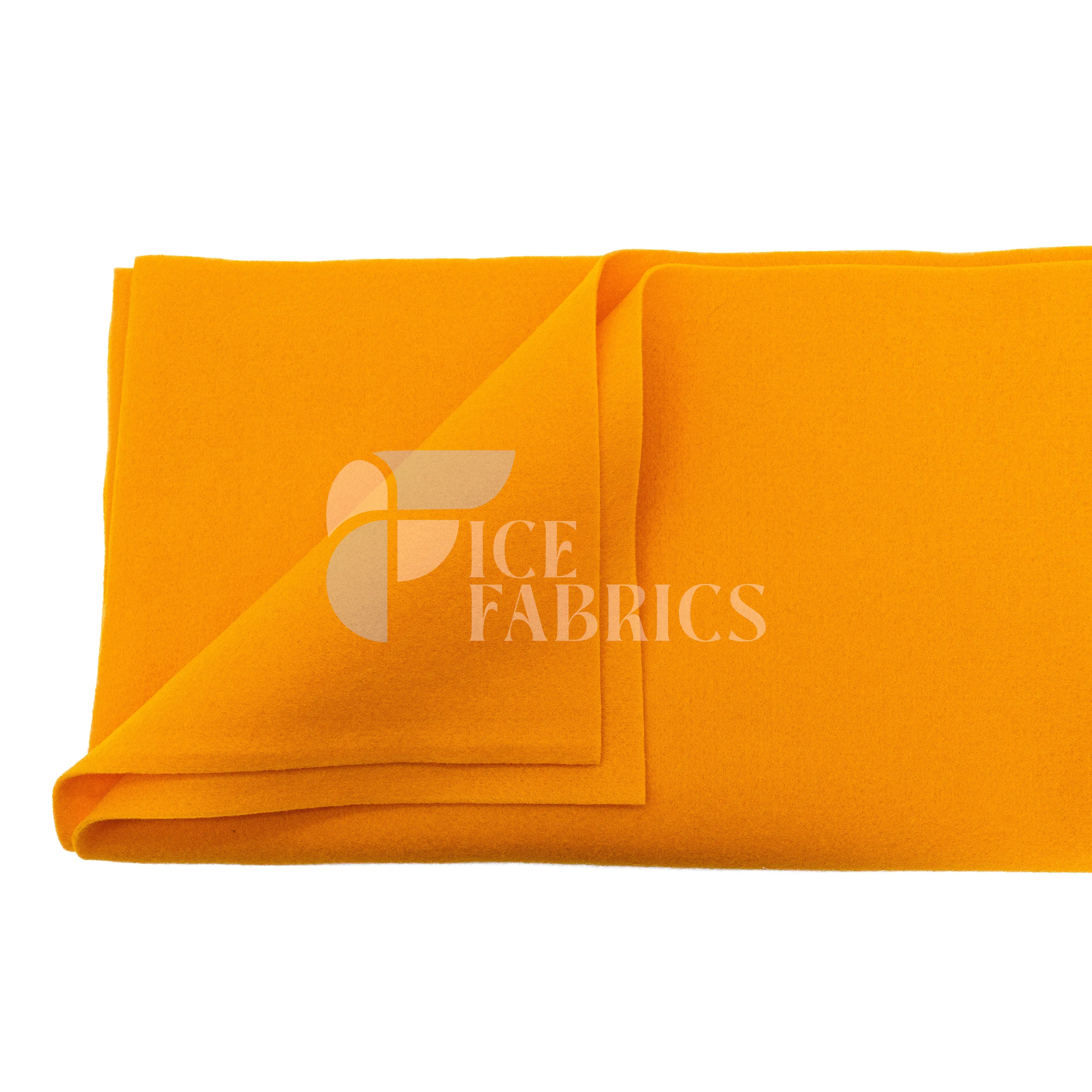 Dark Mango Acrylic Felt Fabric / 1.6mm Thick _ 72” Wide ICE FABRICS By The Yard