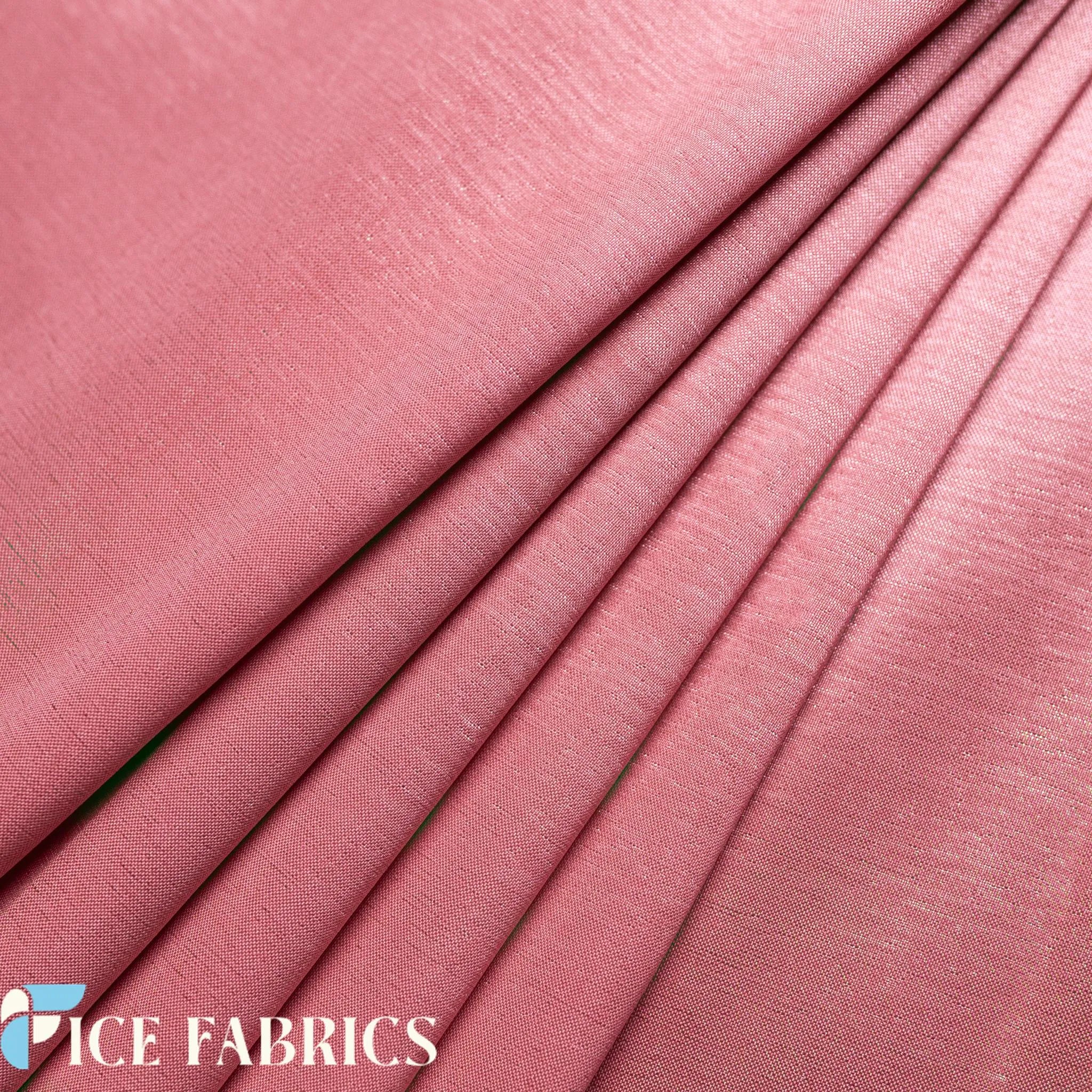 Dusty Rose Stretch Nylon Spandex Taffeta Fabric By The Yard