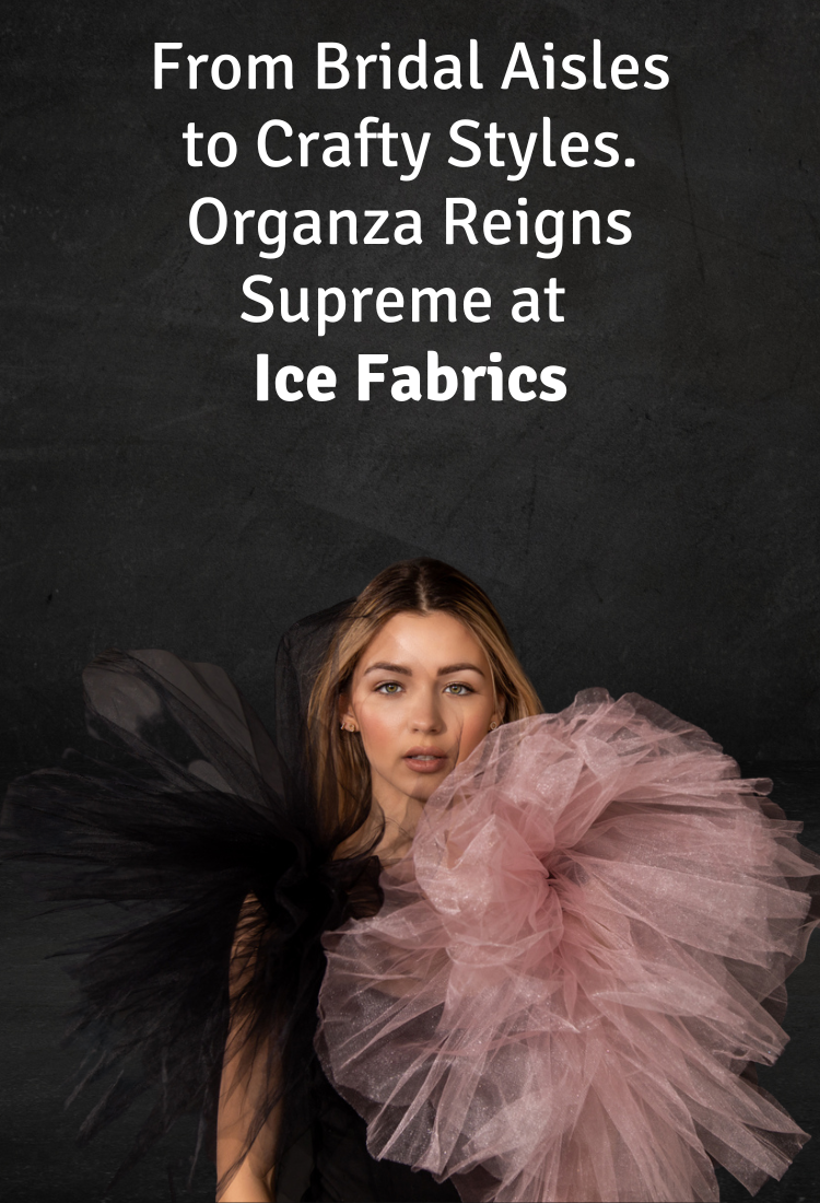 fabulous decorative dress with Organza fabric - Ice Fabrics