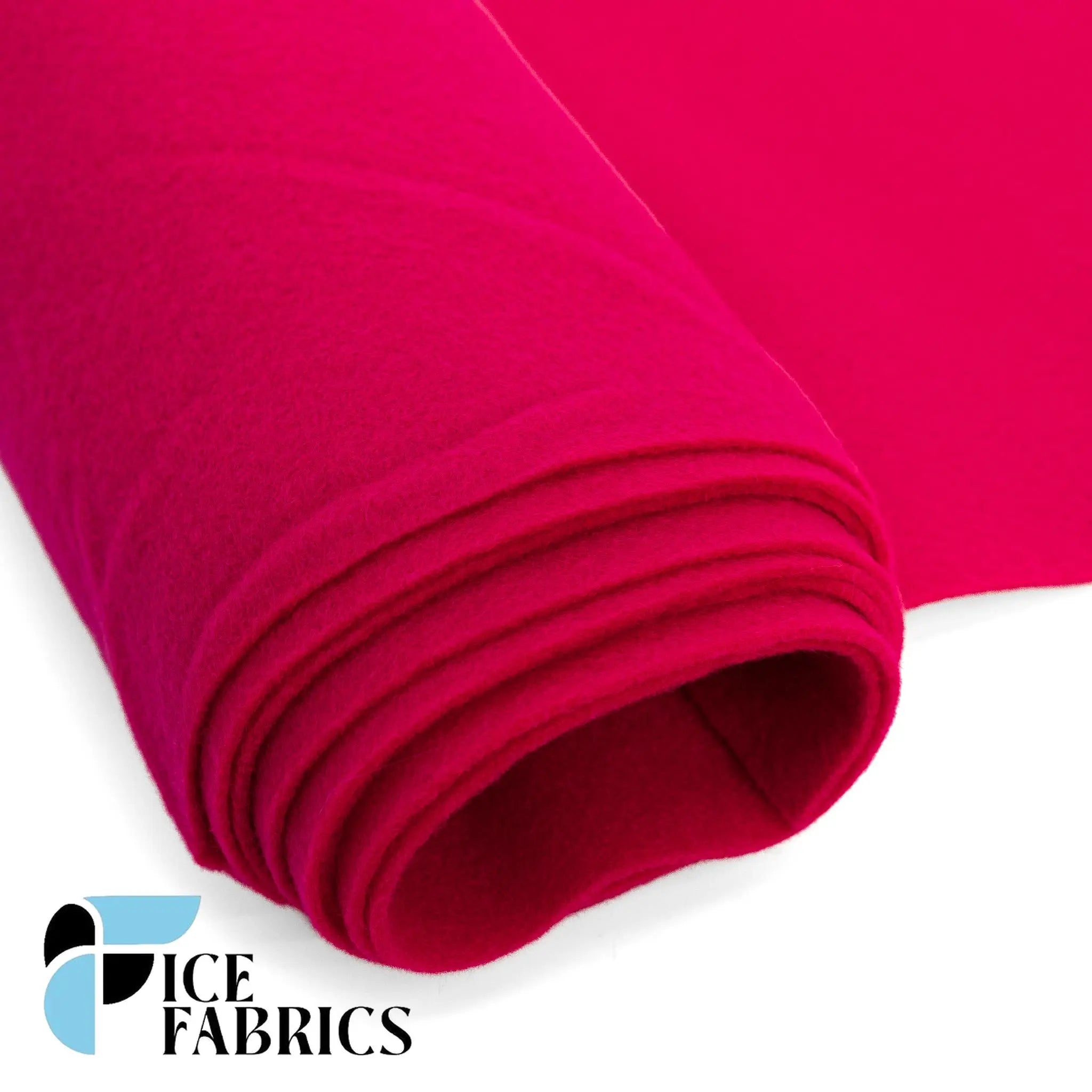 Fuchsia Acrylic Felt Fabric / 1.6mm Thick _ 72” WideICE FABRICSICE FABRICSBy The YardFuchsia Acrylic Felt Fabric / 1.6mm Thick _ 72” Wide ICE FABRICS