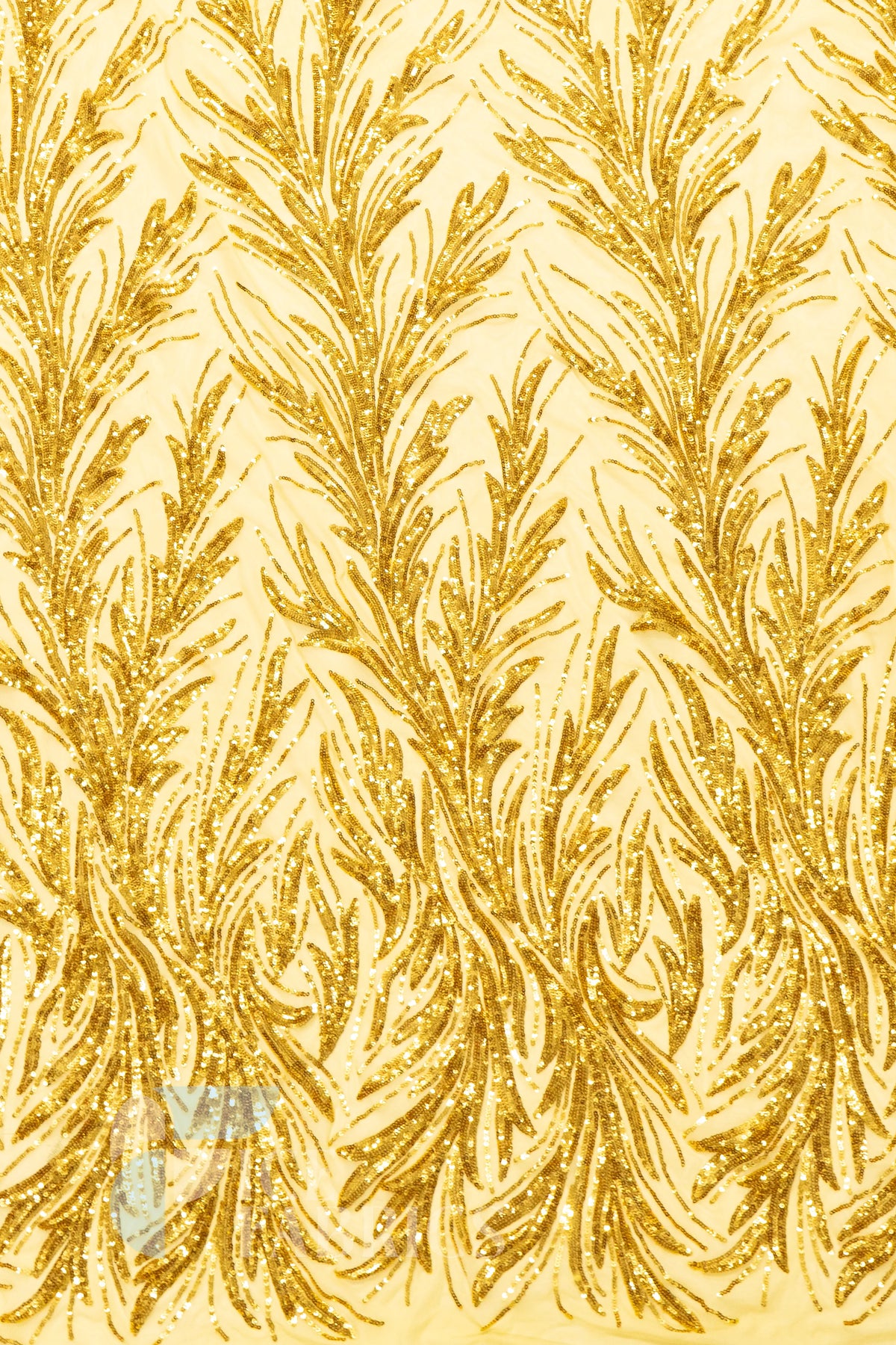 Flame 4 Way Stretch Sequin Spandex Fabric