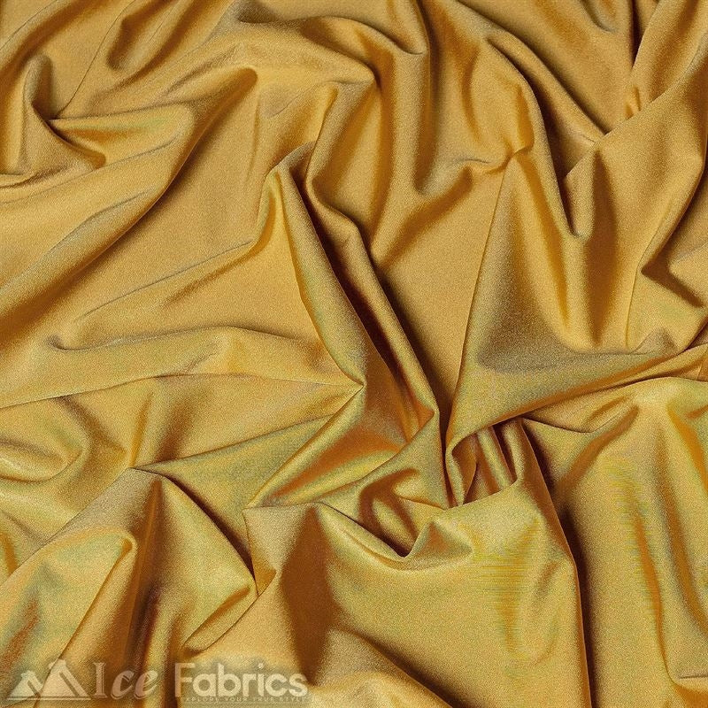 4 Way Stretch Nylon Spandex Fabric By The Roll (20 Yards ) ICE FABRICS |Gold