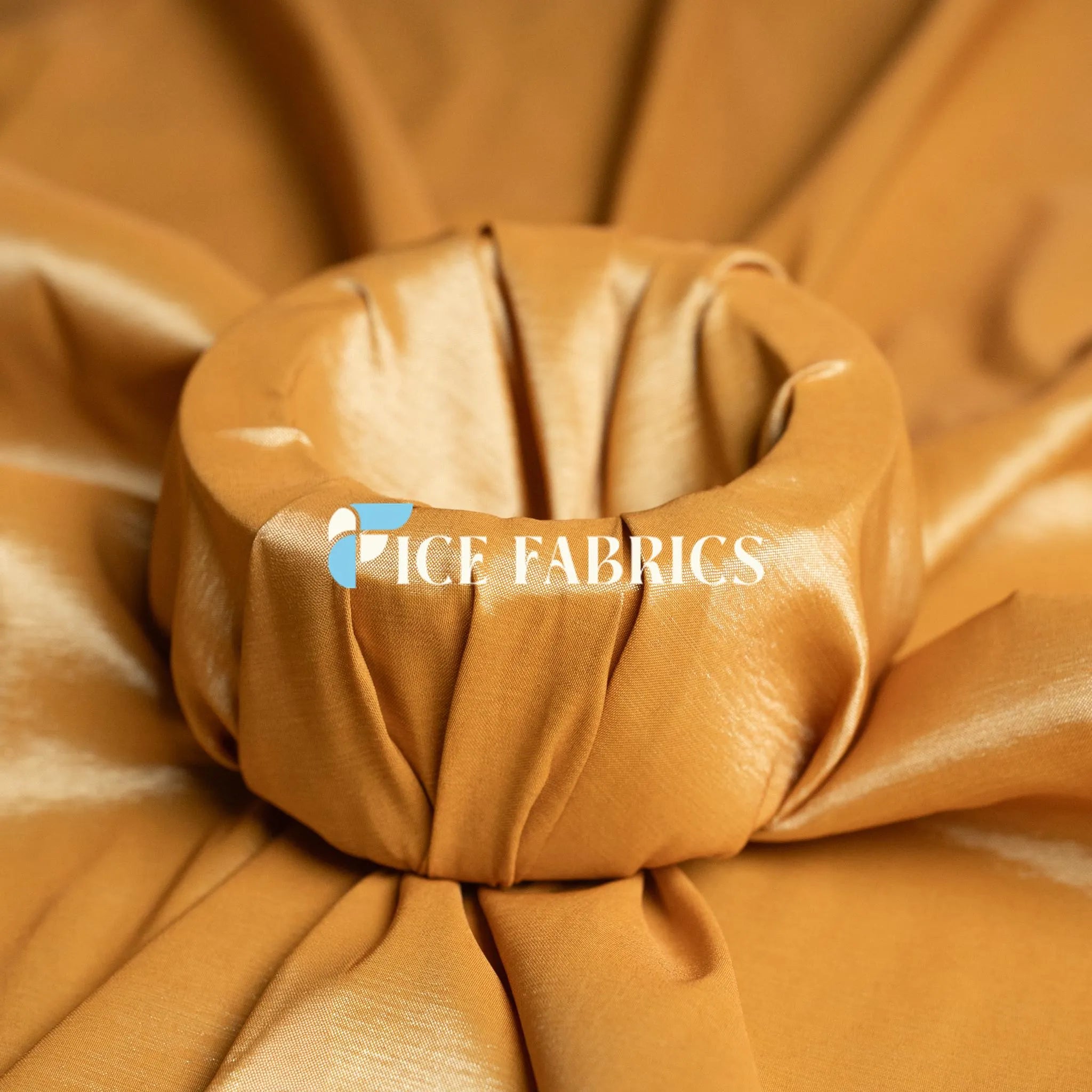 Gold Stretch Nylon Spandex Taffeta Fabric