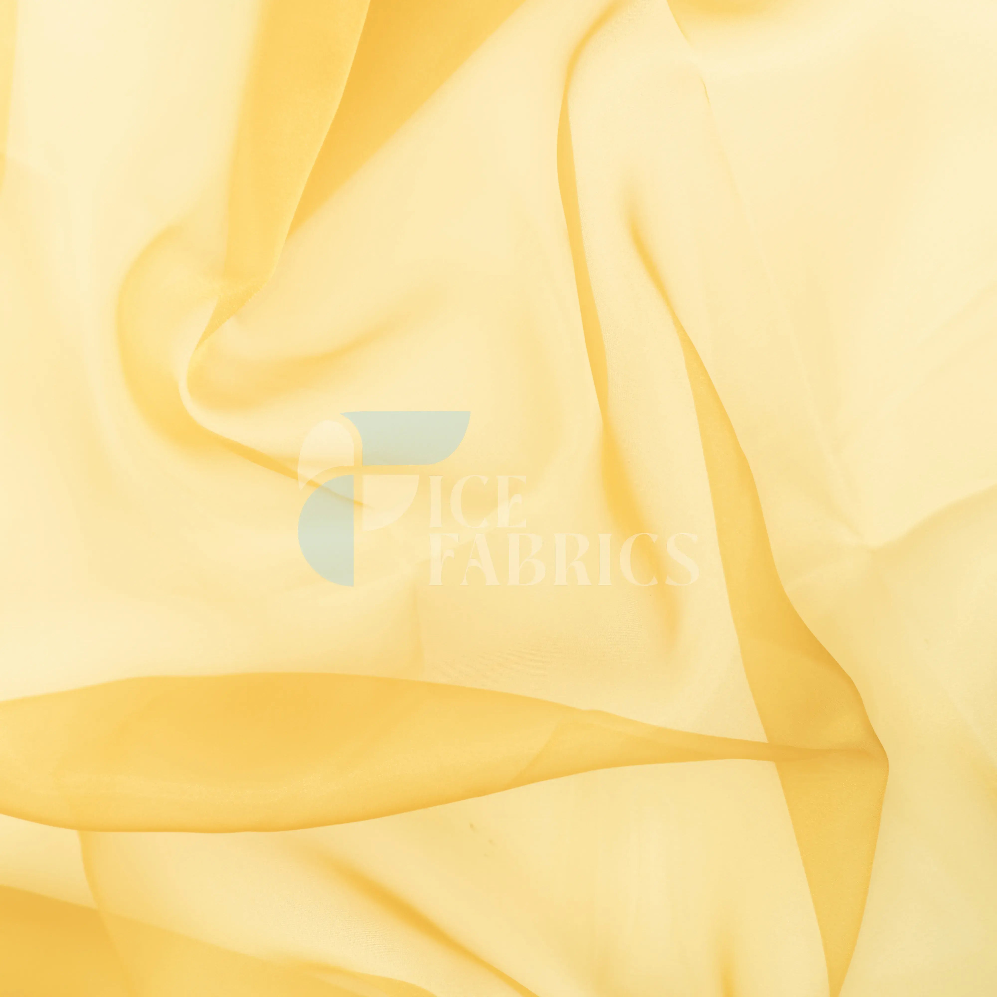Gold Crystal Sheer Organza Fabric By The Yard