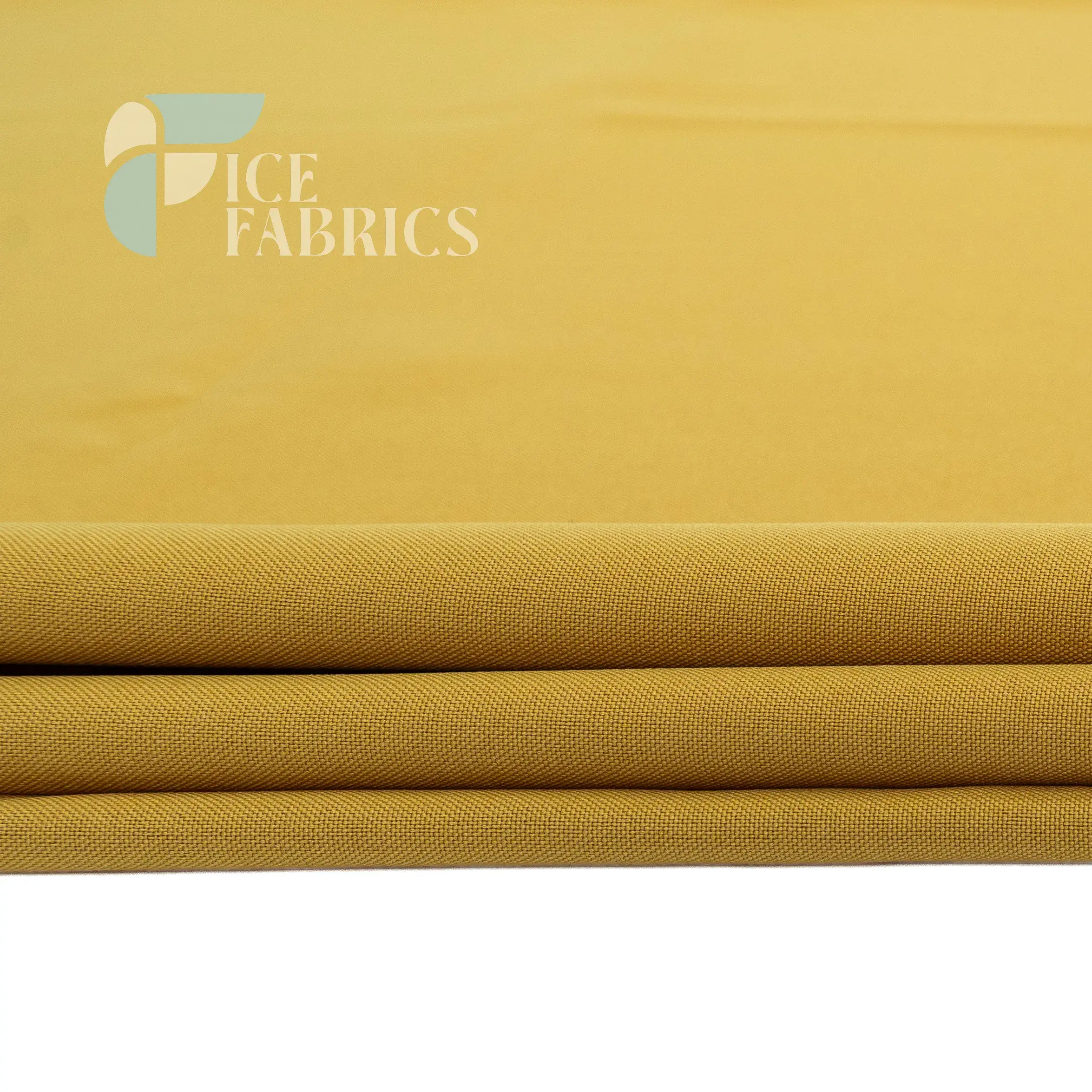 Gold Solid Poly Poplin Fabric By The Yard