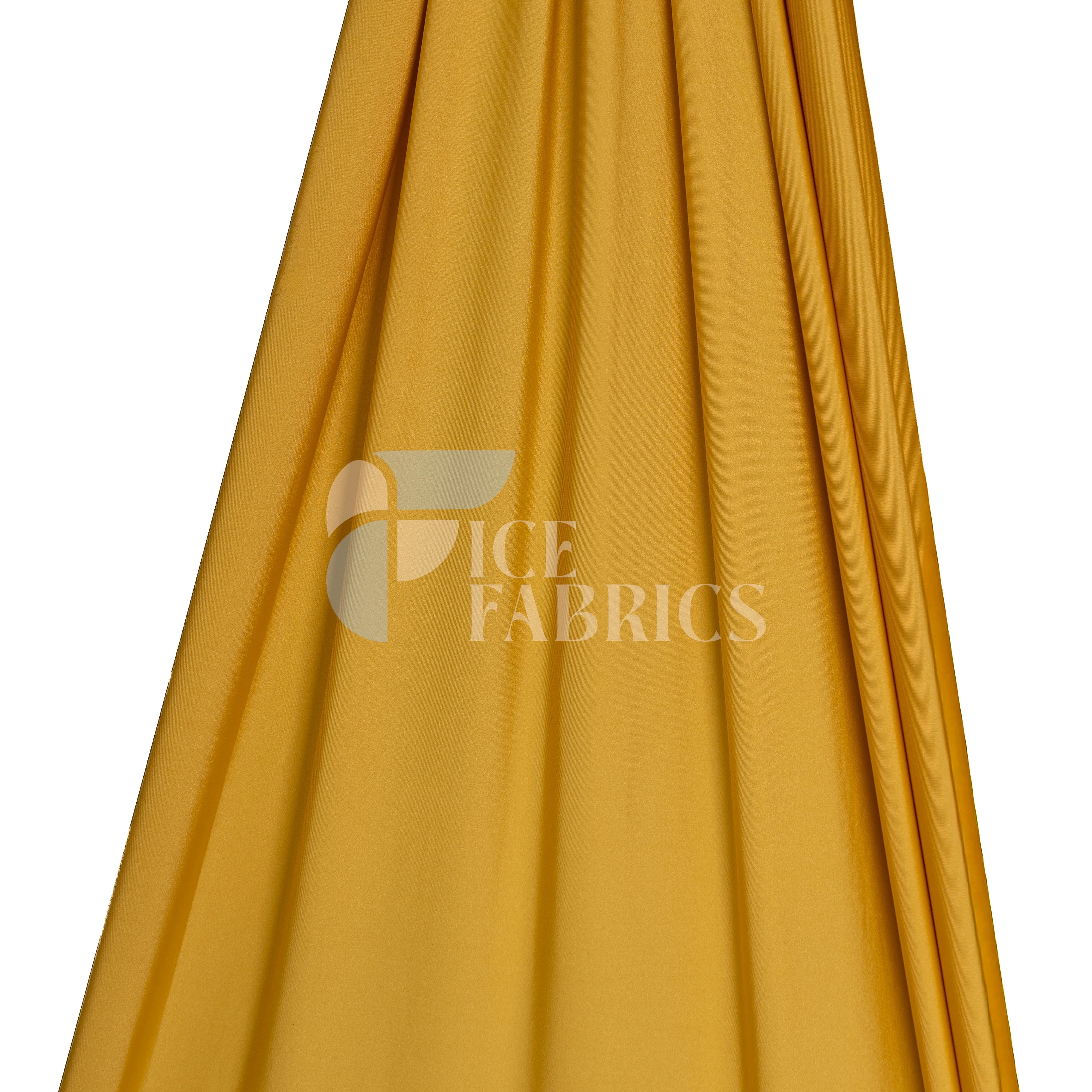 Gold Jordan 4 Way Stretch Fabric Shiny Nylon Spandex
