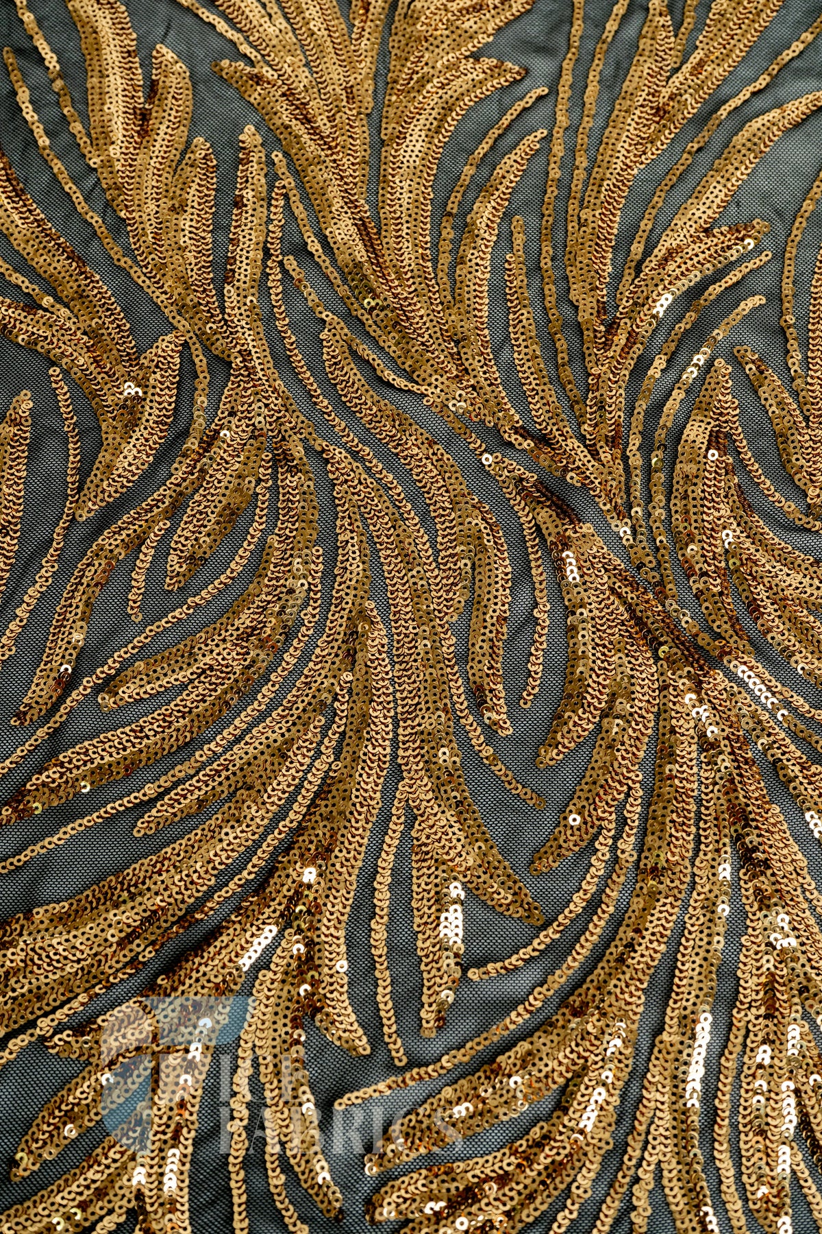 Flame 4 Way Stretch Sequin Spandex Fabric