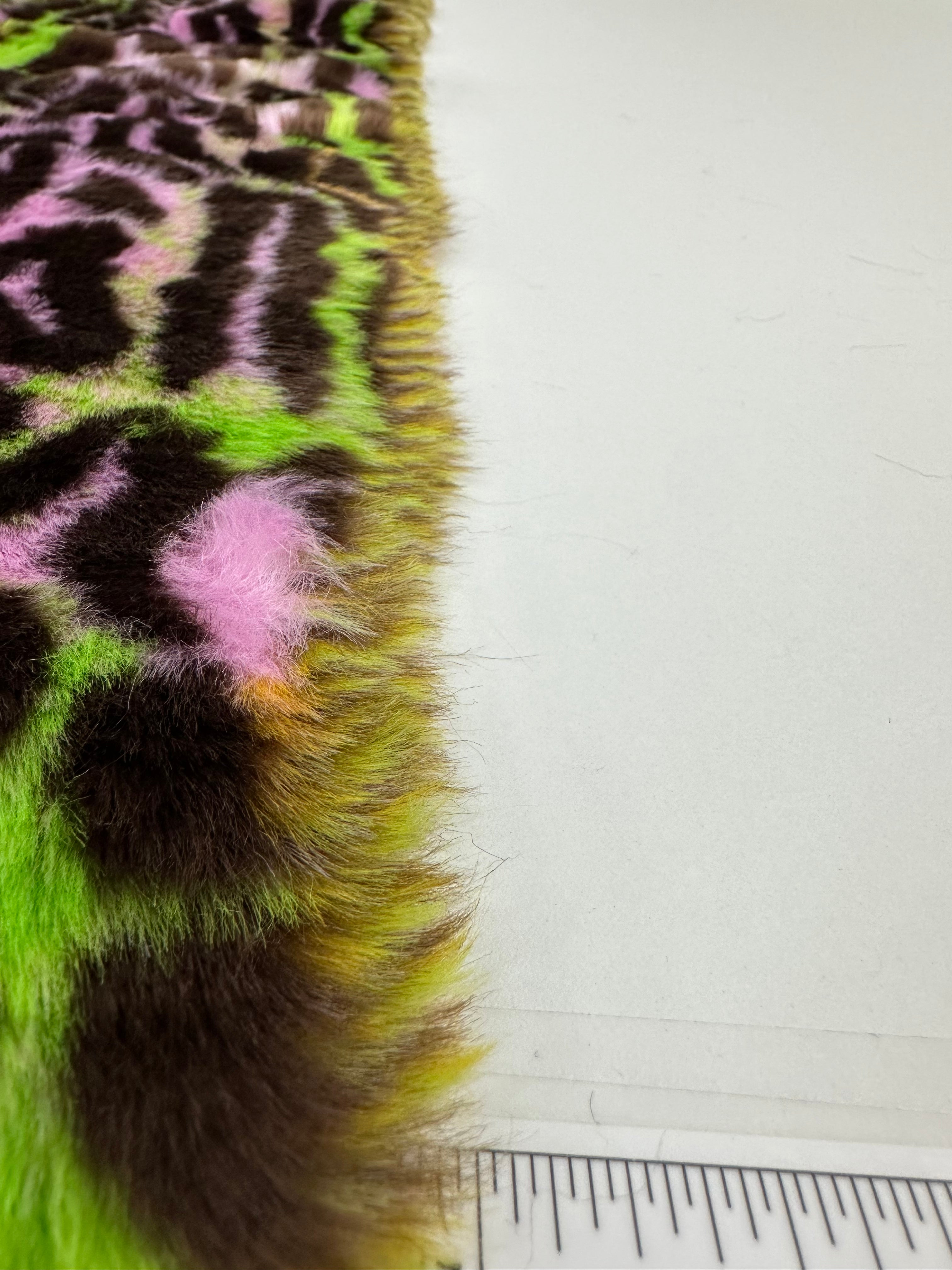 Leopard Short Pile Faux Fur Fabric