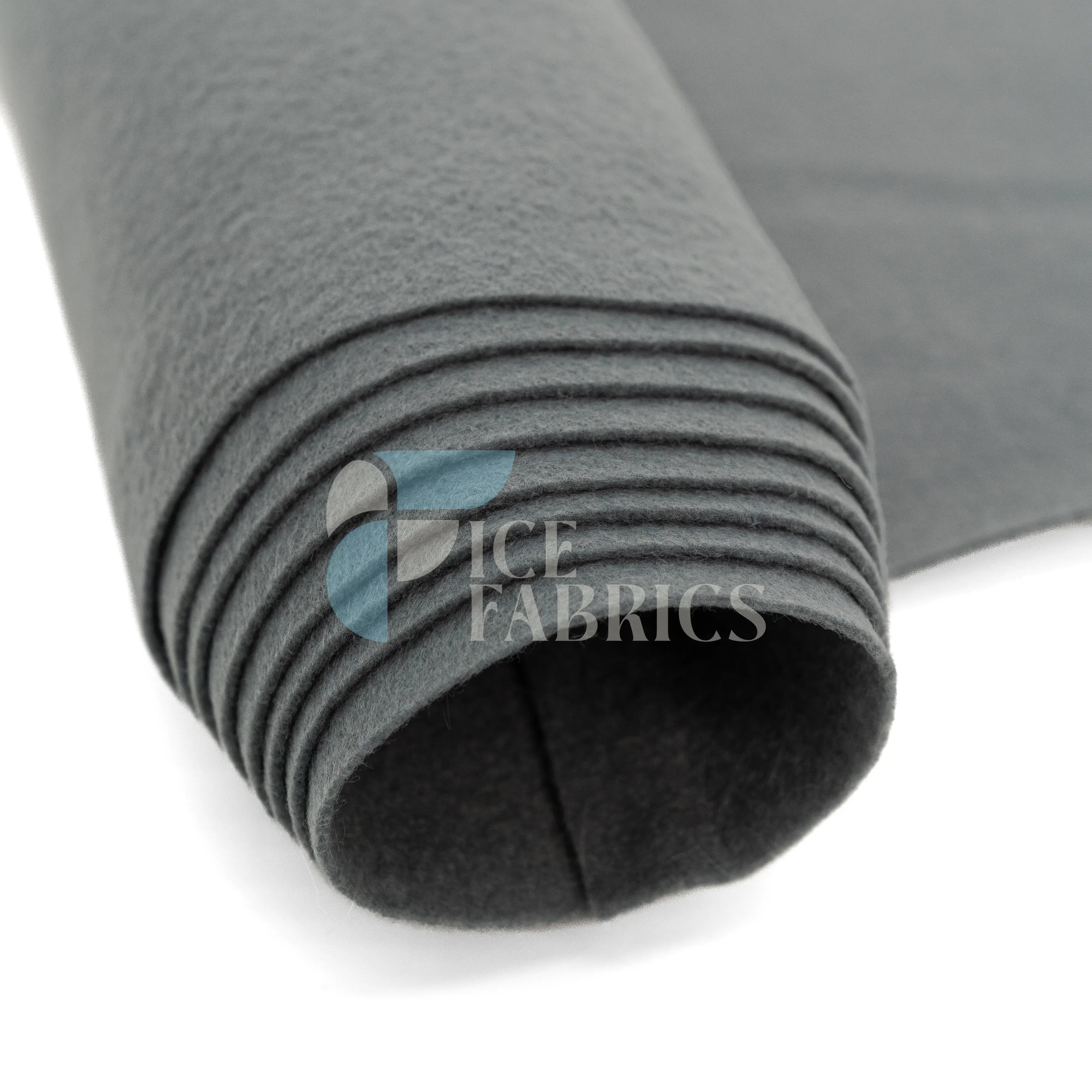 Grey Acrylic Felt Fabric / 1.6mm Thick _ 72” Wide ICE FABRICS By The Yard