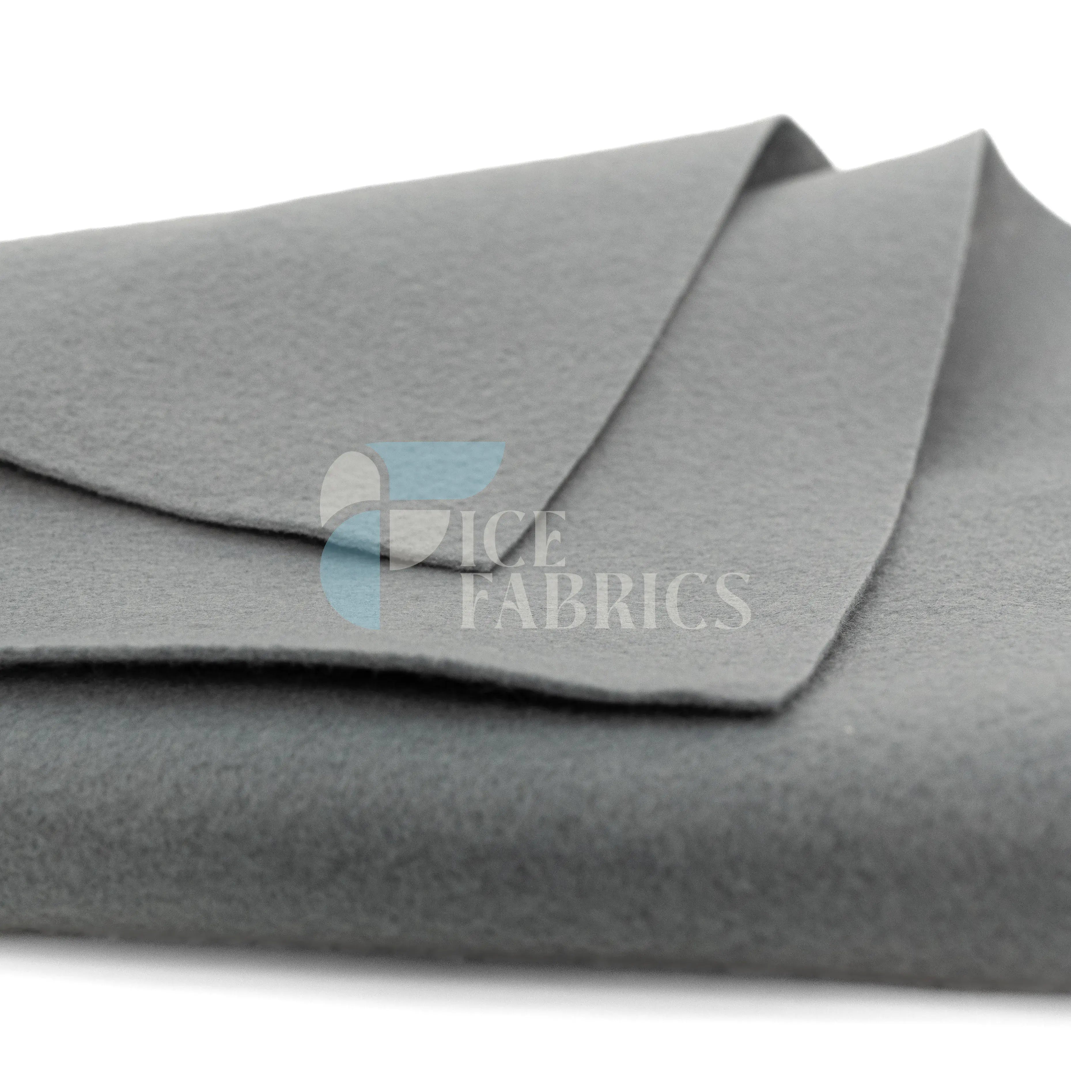 Grey Acrylic Felt Fabric / 1.6mm Thick _ 72” Wide ICE FABRICS By The Yard