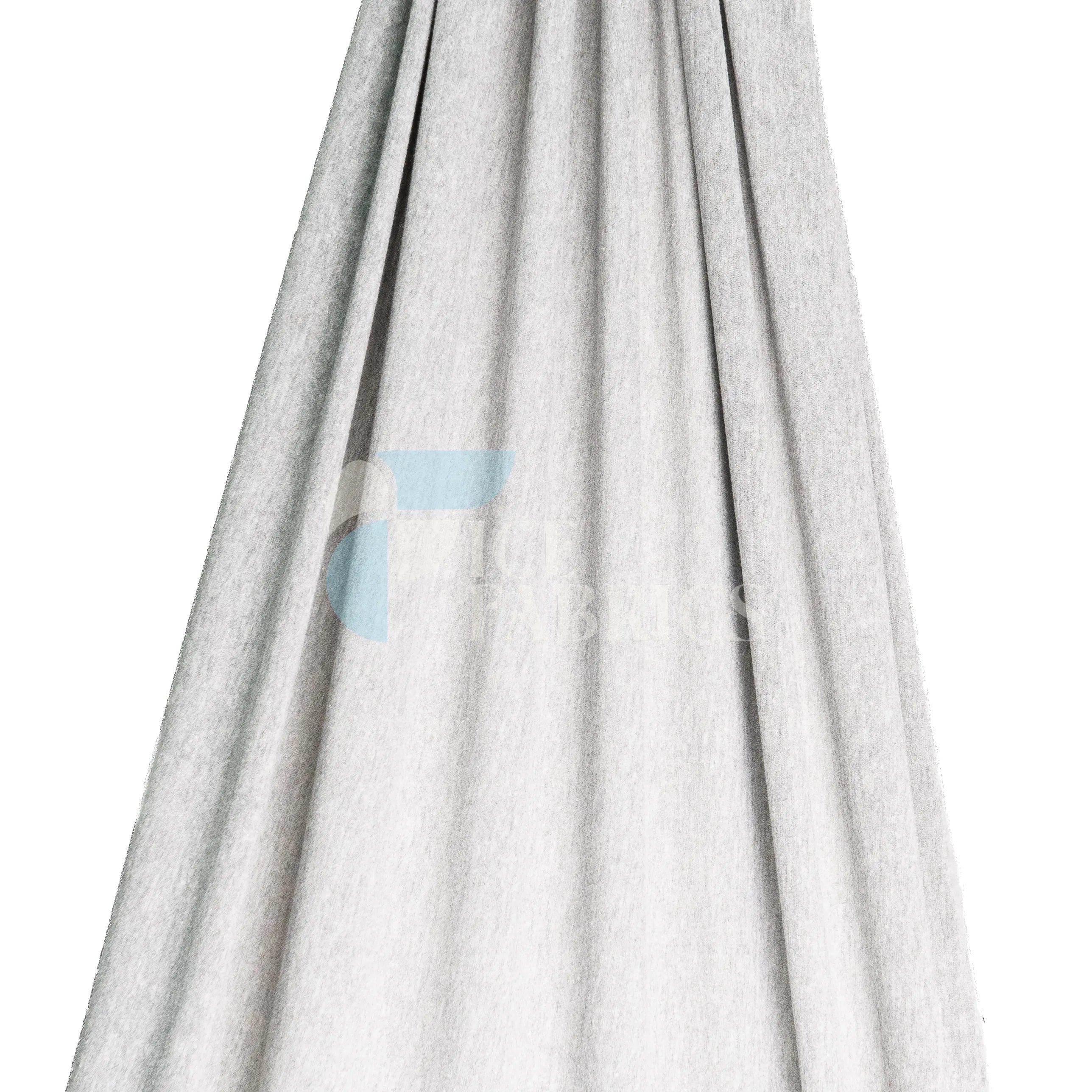 Gray Cotton Spandex Jersey Fabric | FlexCot
