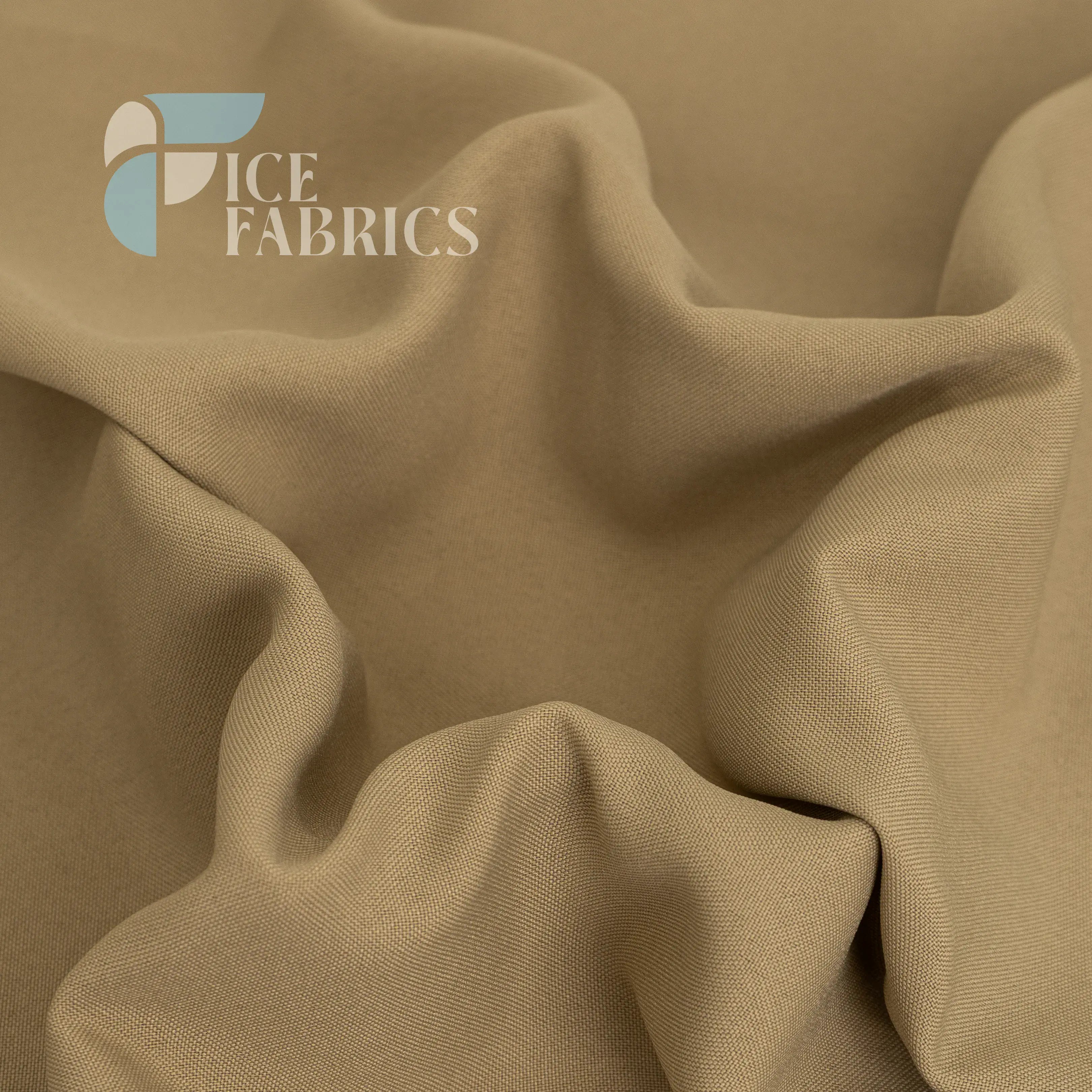 Hazel Wood Solid Poly Poplin Fabric By The Yard