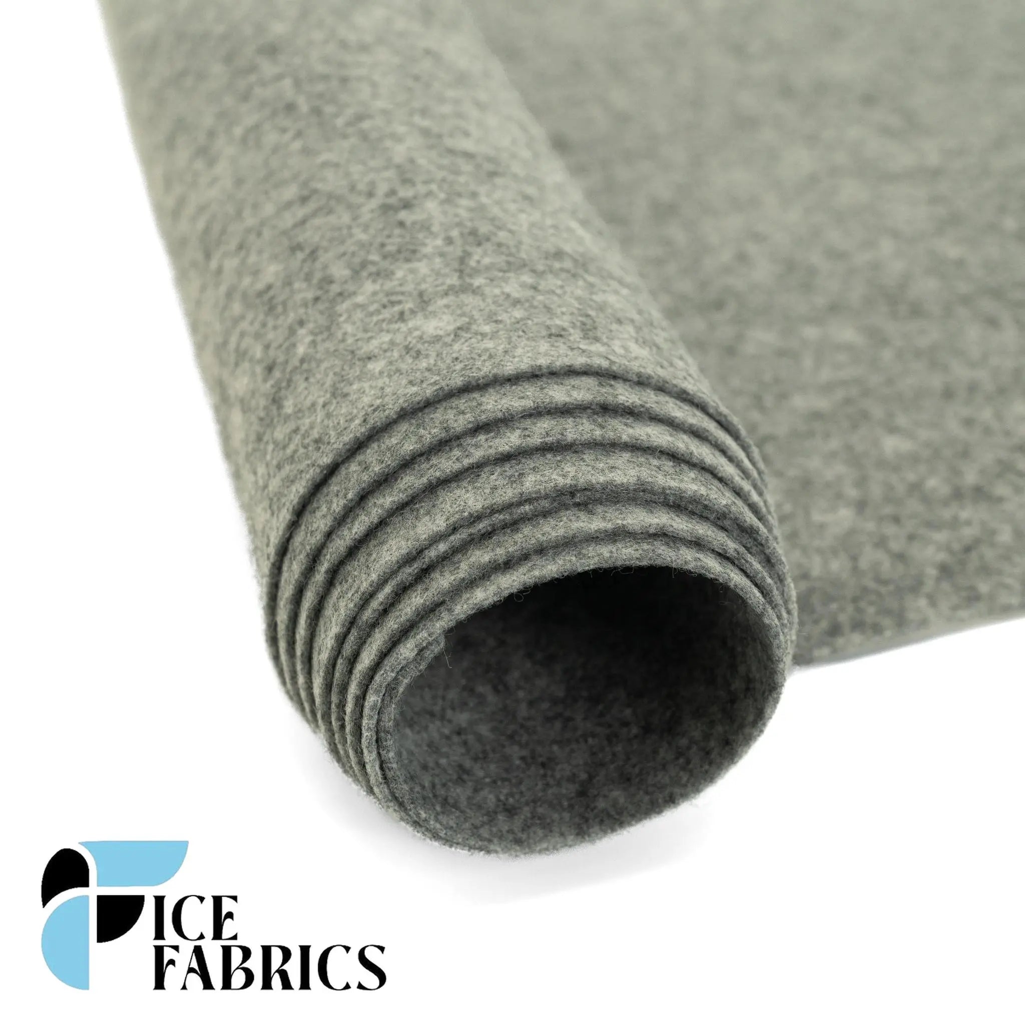 Heather Gray Acrylic Felt Fabric / 1.6mm Thick _ 72” WideICE FABRICSICE FABRICSBy The YardHeather Gray Acrylic Felt Fabric / 1.6mm Thick _ 72” Wide ICE FABRICS