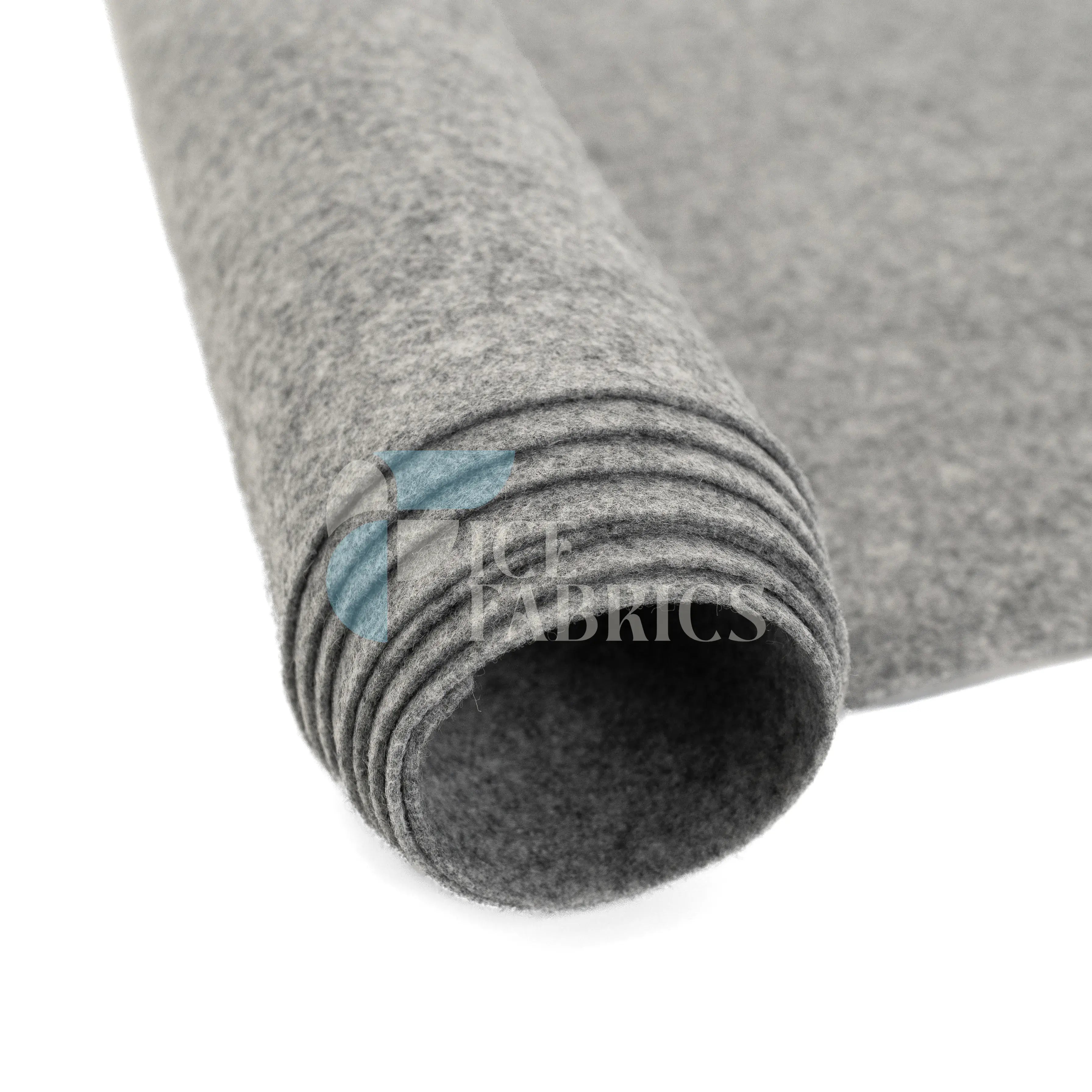 Heather Gray Acrylic Felt Fabric / 1.6mm Thick _ 72” Wide ICE FABRICS By The Yard