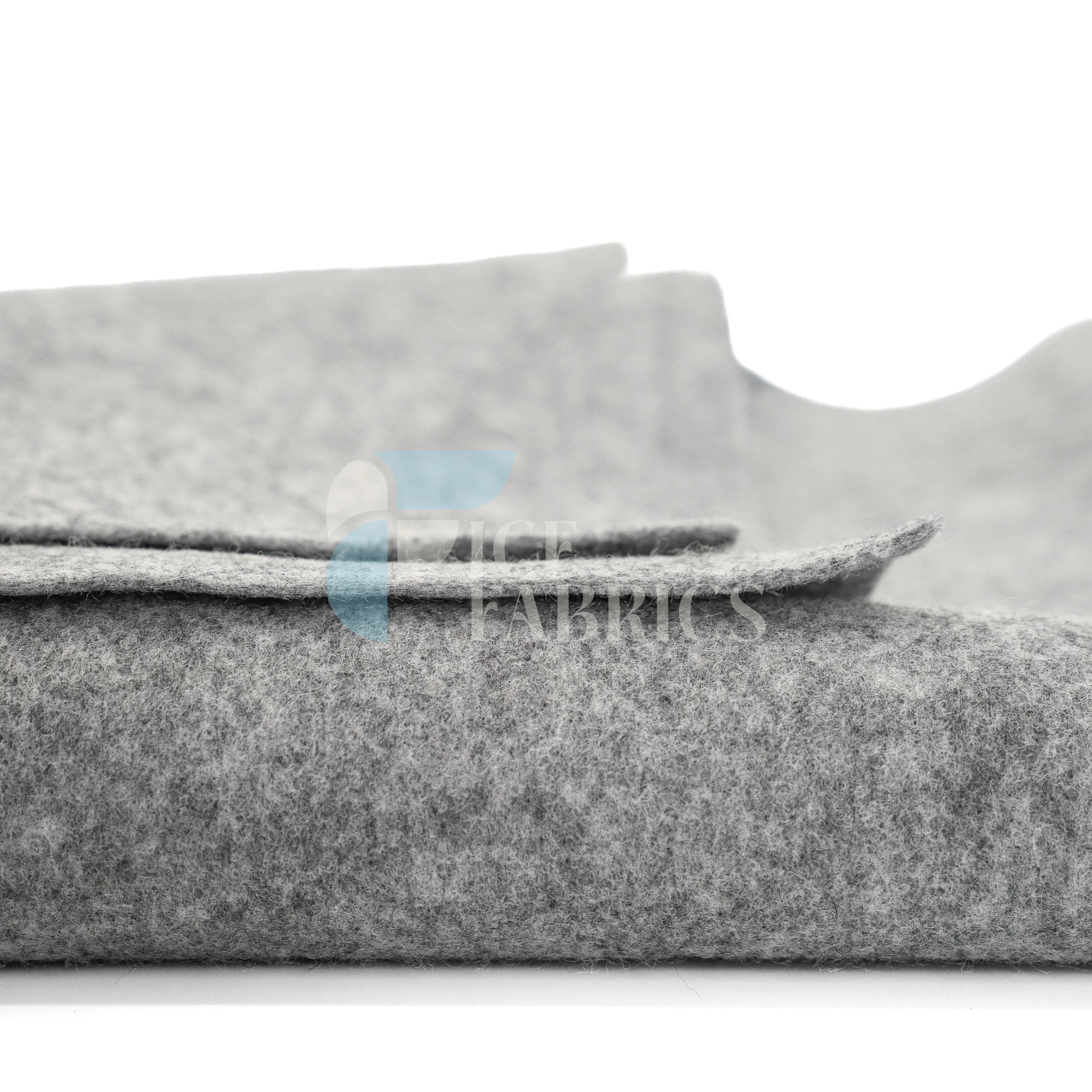 Heather Gray Acrylic Felt Fabric / 1.6mm Thick _ 72” Wide ICE FABRICS By The Yard