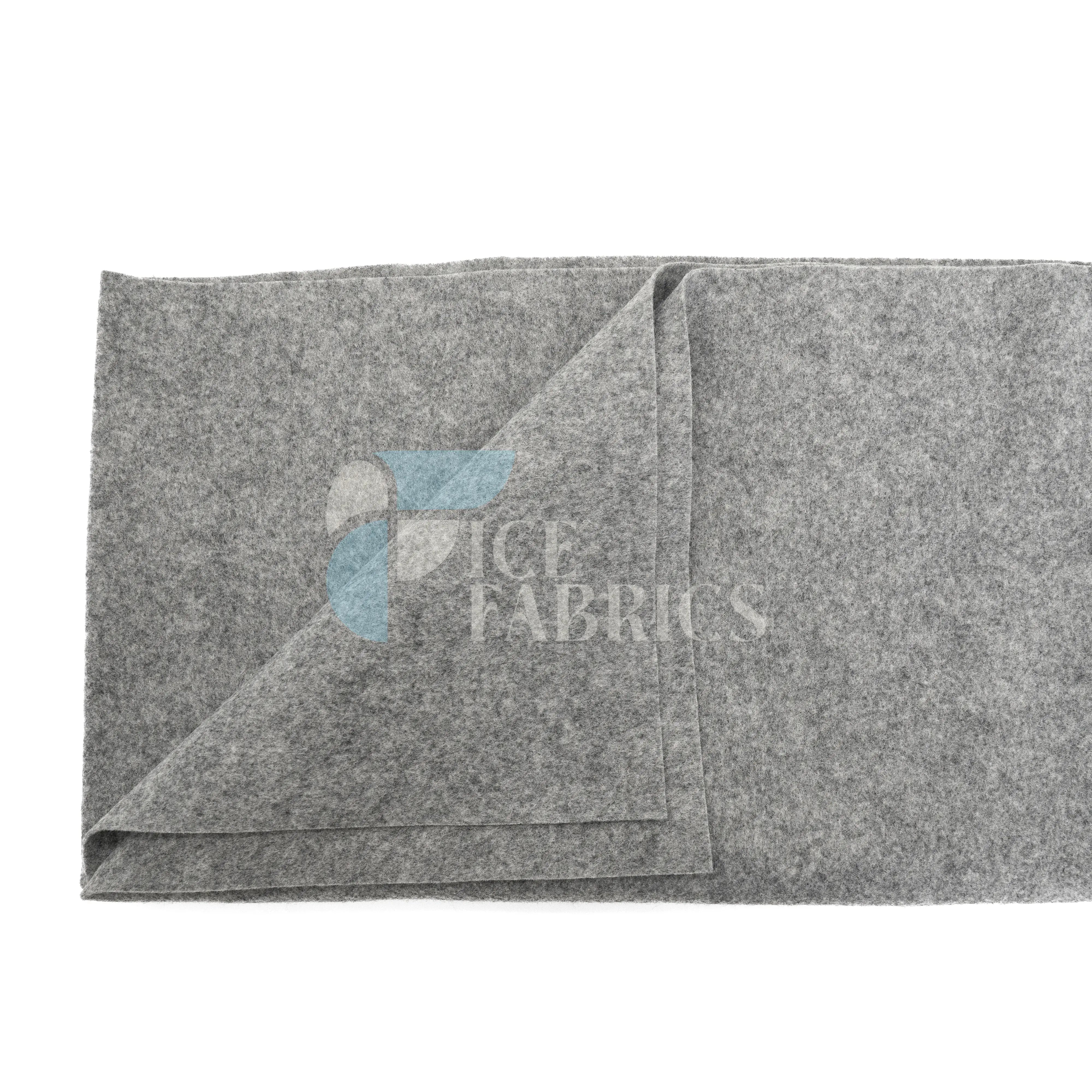 Heather Gray Acrylic Felt Fabric / 1.6mm Thick _ 72” Wide ICE FABRICS By The Yard