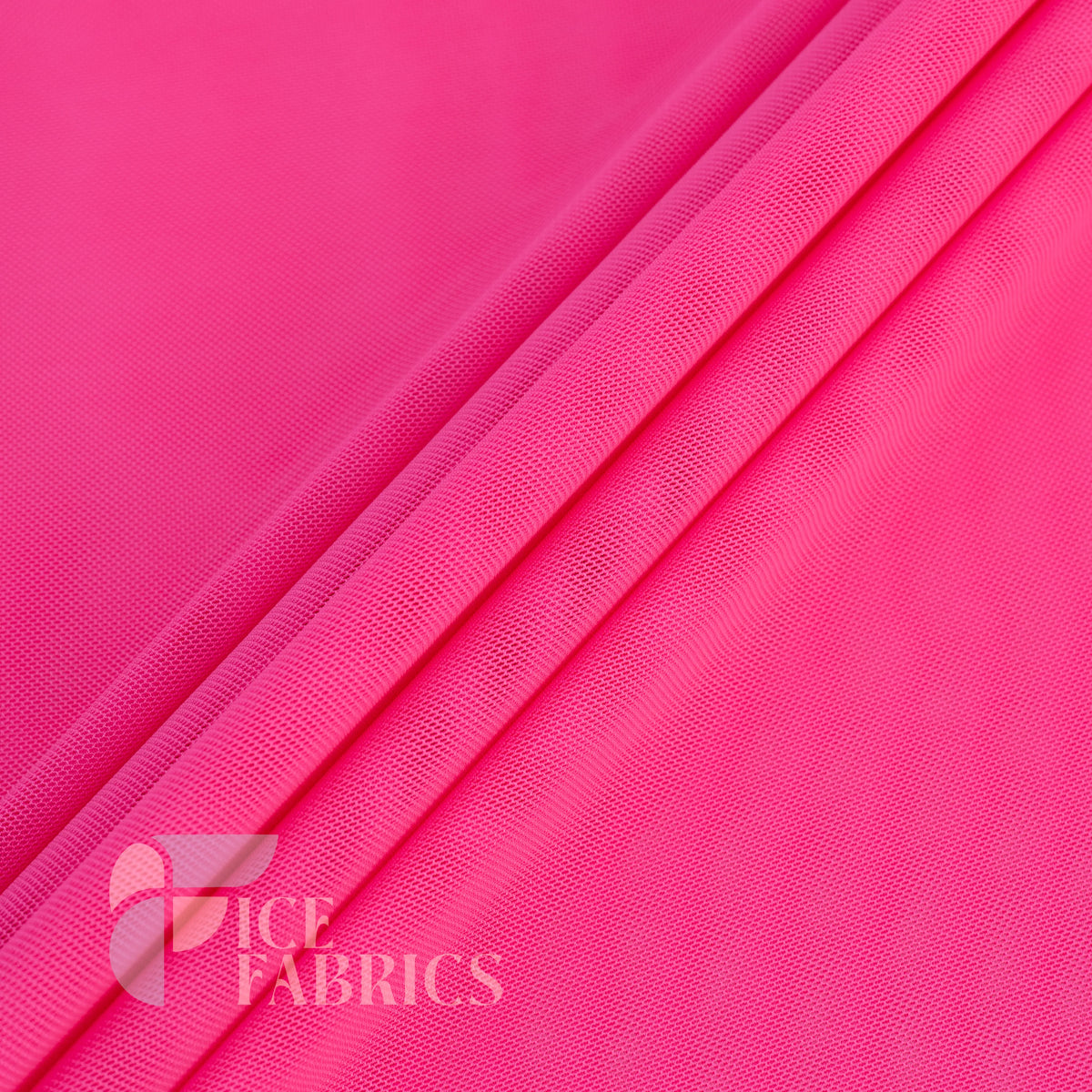 Hot Pink Flex Power Mesh 4 Way Stretch Nylon Fabric