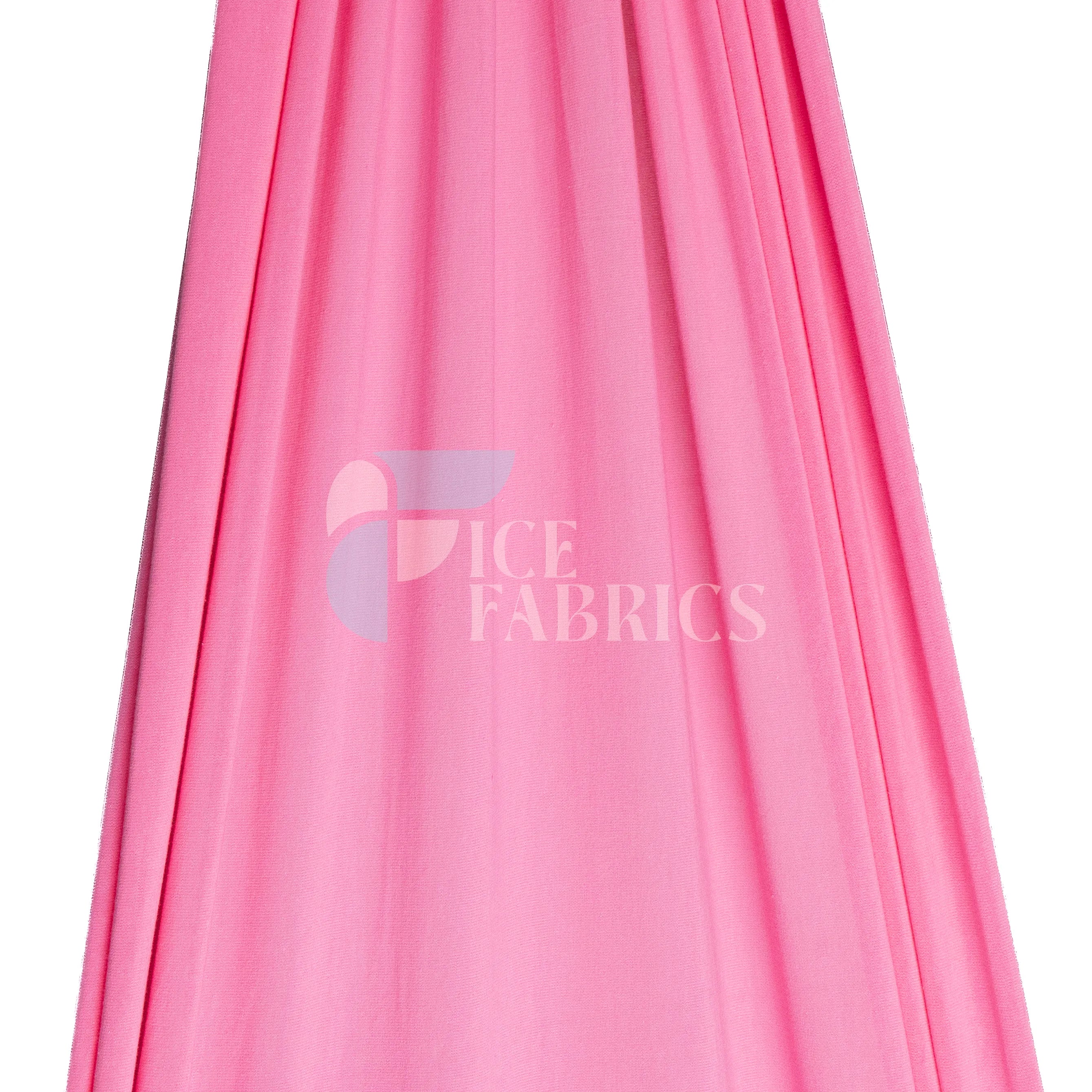 Hot Pink Cotton Spandex Jersey Fabric | FlexCot