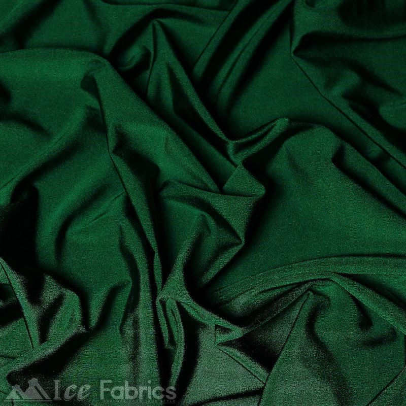 4 Way Stretch Nylon Spandex Fabric By The Roll (20 Yards ) ICE FABRICS |Hunter Green