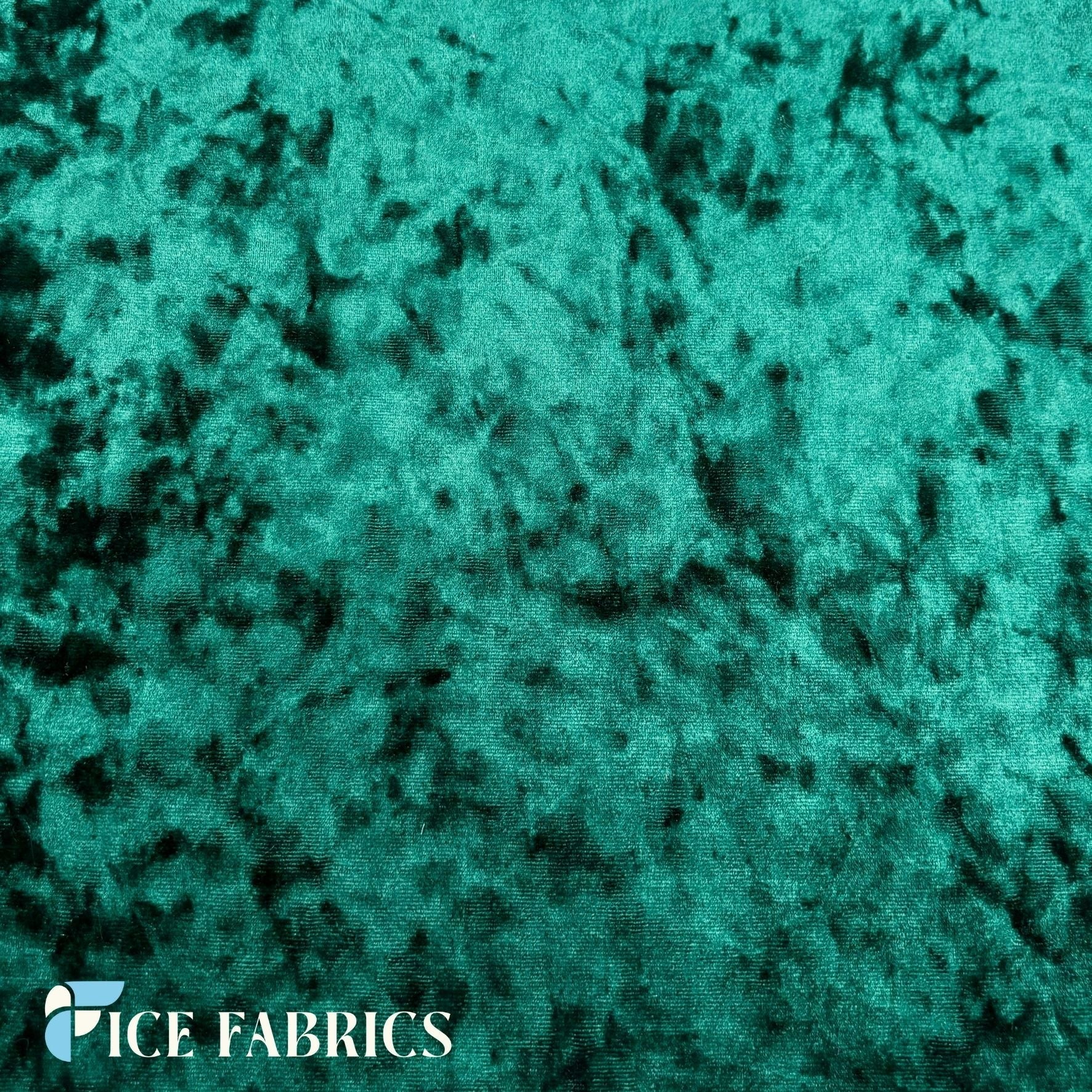 Hunter Green Stretch Crushed Velvet Upholstery Fabric | VelvetCrush