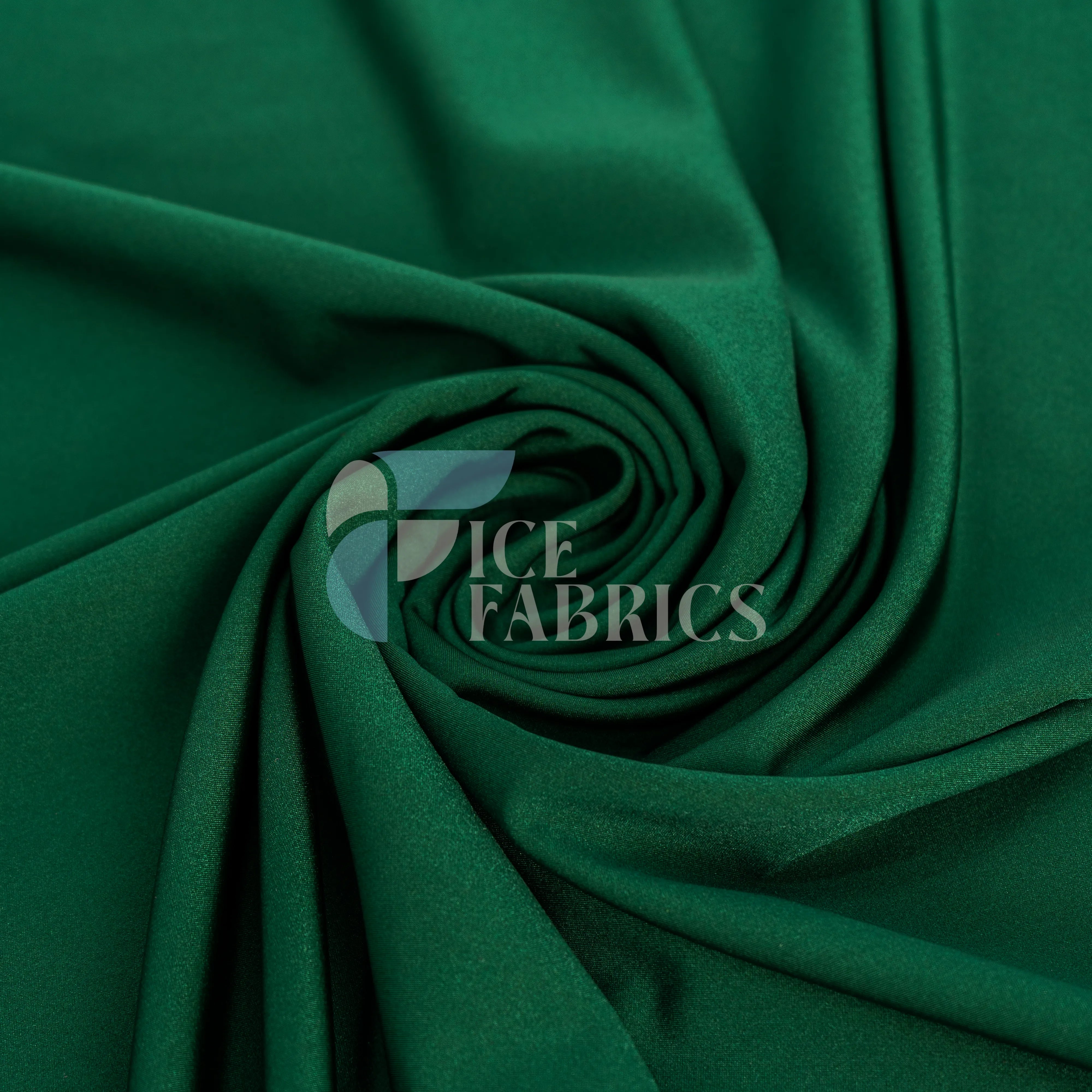 Hunter Green Yoga Flex Nylon Spandex Fabric