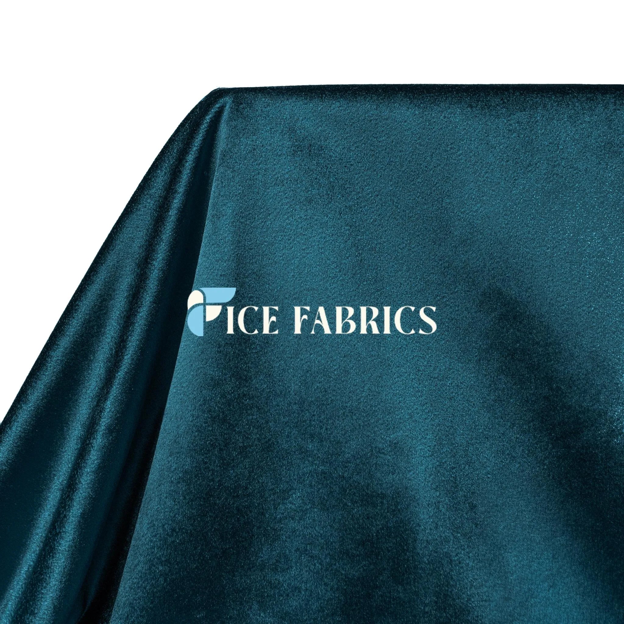 Indigo Royal Soft Velvet Upholstery Fabric