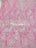Iridescent Pink Damask Stretch Sequin Fabric On Mesh