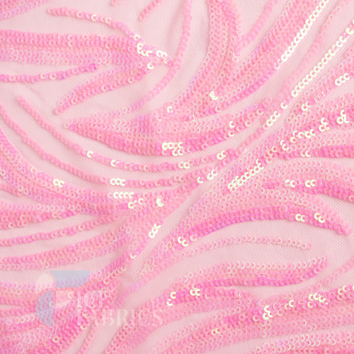 Flame 4 Way Stretch Sequin Spandex Fabric
