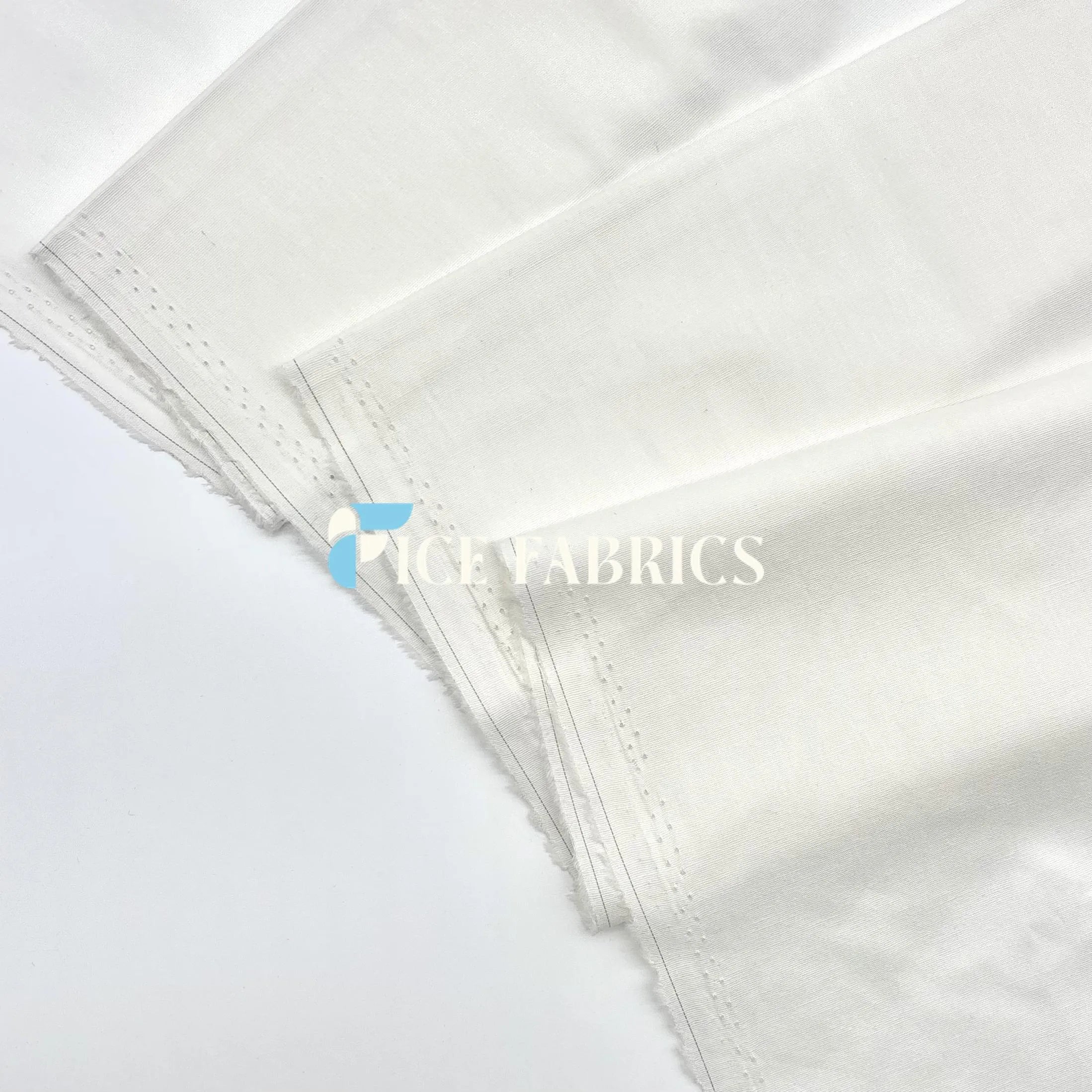 Ivory 100% Cotton Broadcloth Fabric