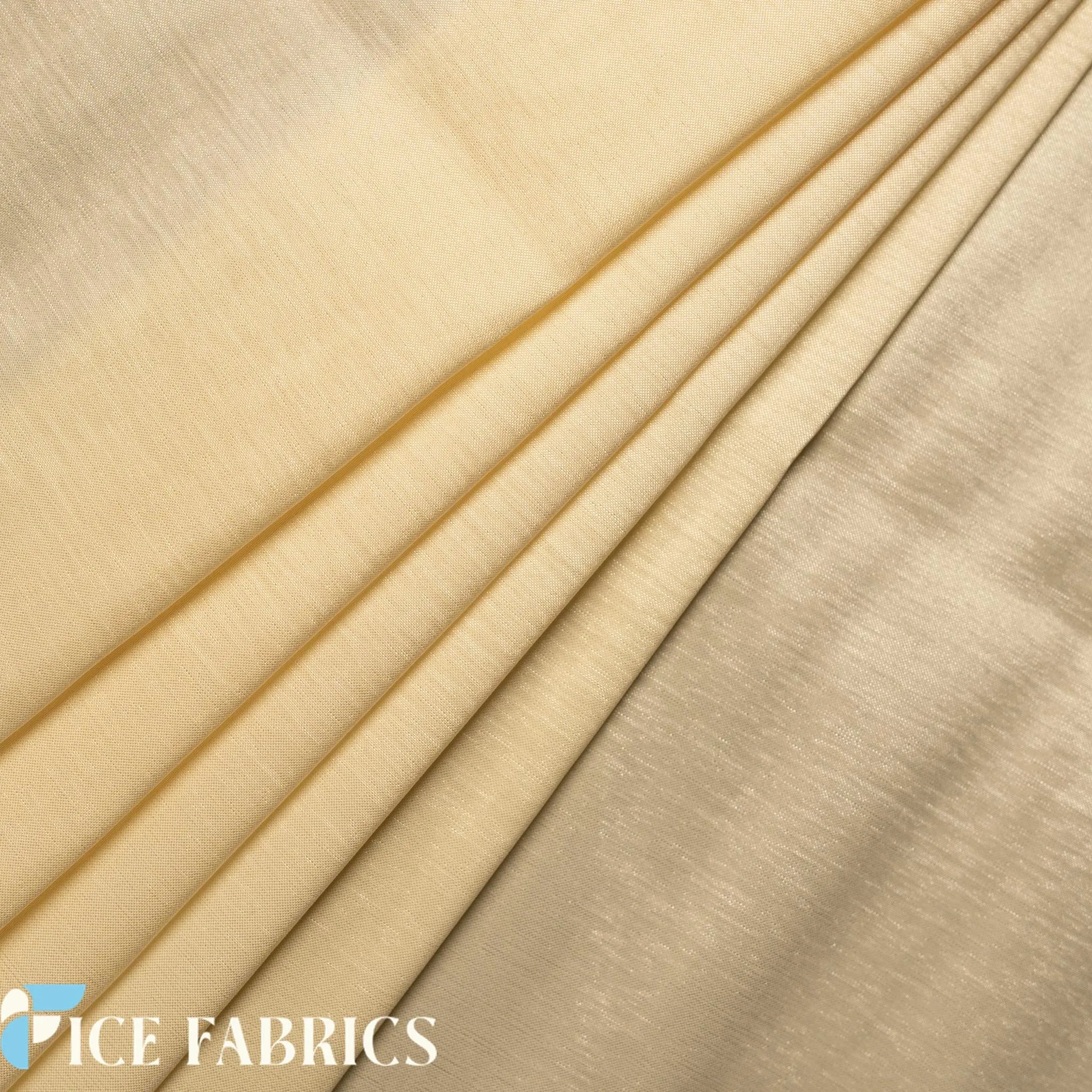 Ivory Stretch Nylon Spandex Taffeta Fabric By The Yard