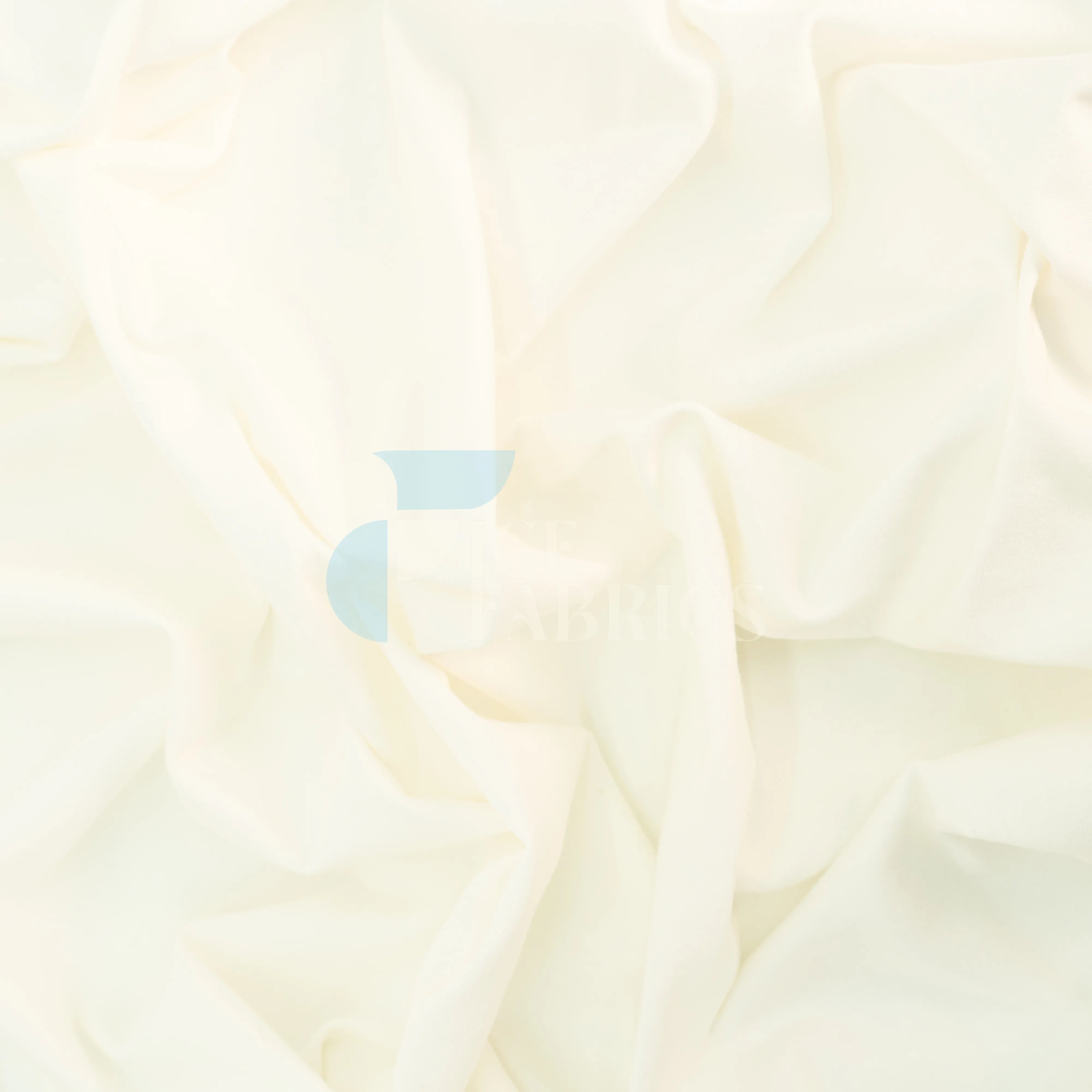 Ivory Cotton Spandex Jersey Fabric | FlexCot