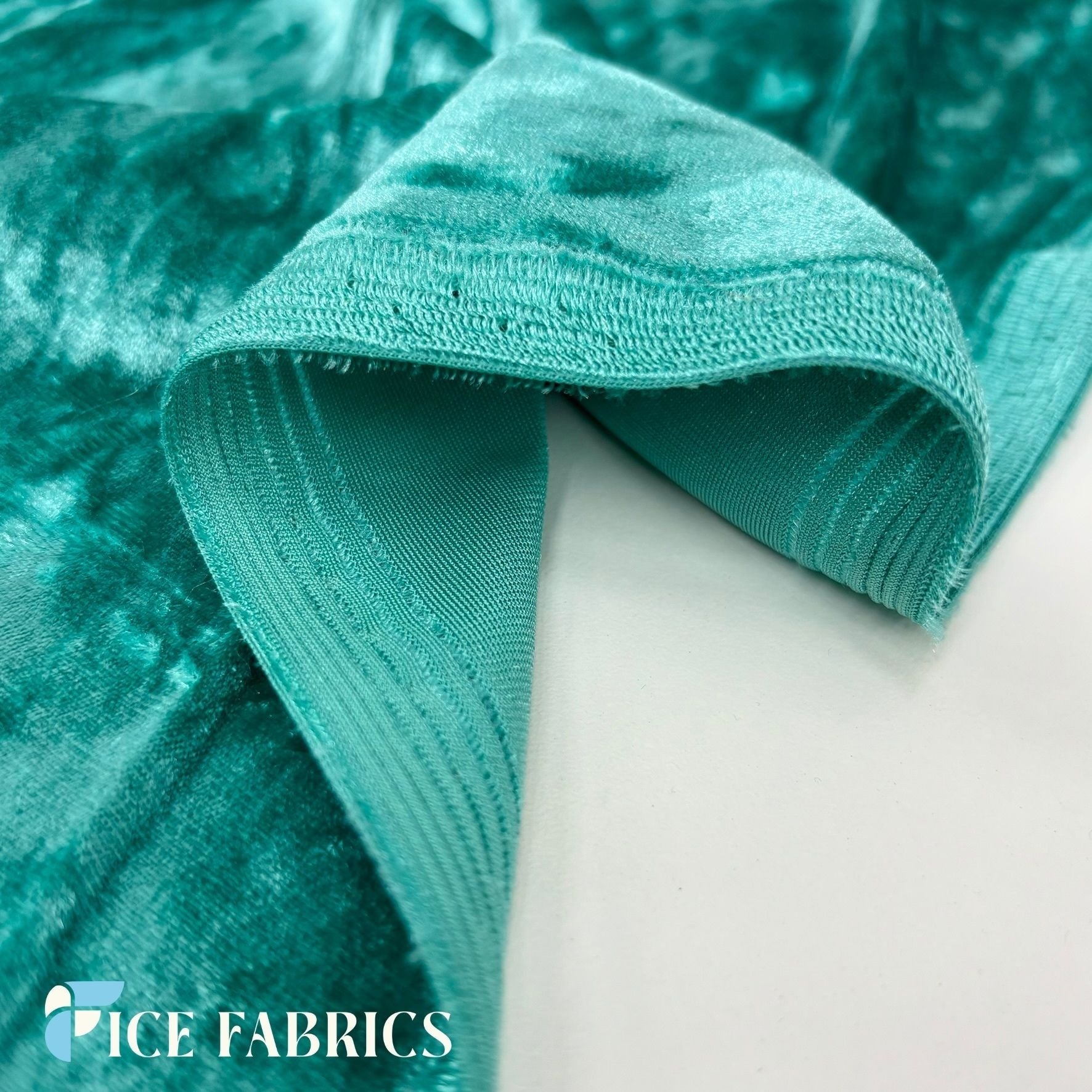 Jade Stretch Crushed Velvet Upholstery Fabric
