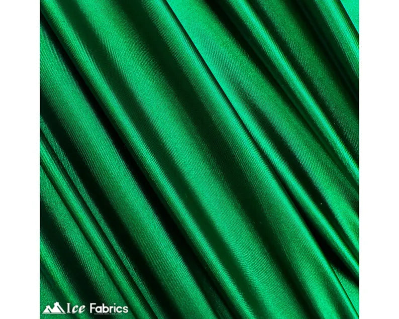 Casino Luxe 4 Way Stretch Silky Satin Fabric By The Roll