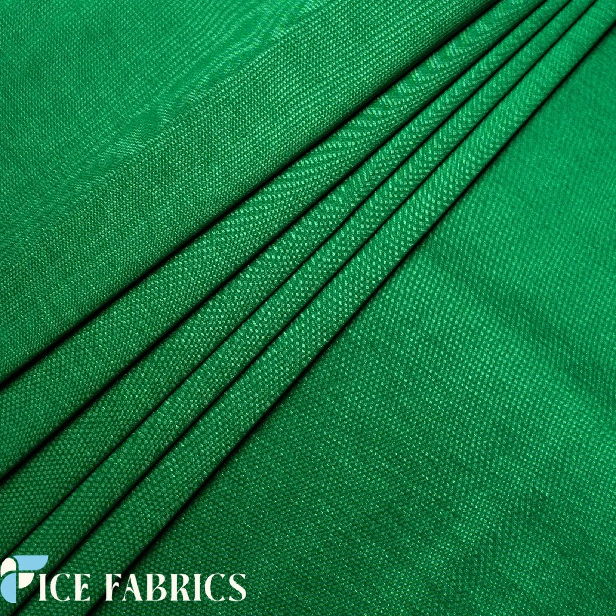 Kelly Green Stretch Nylon Spandex Taffeta Fabric By The Yard