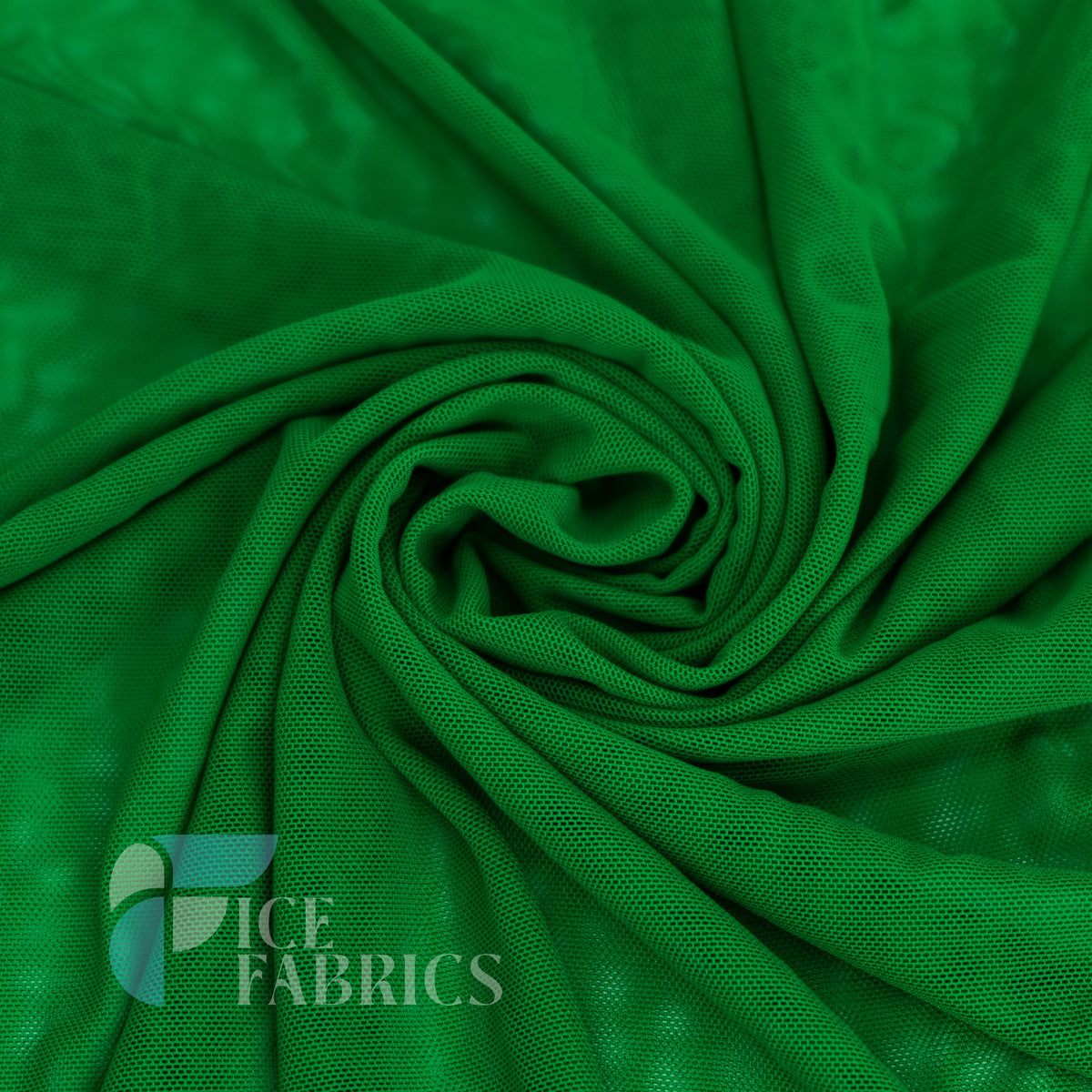 Kelly Green Flex Power Mesh 4 Way Stretch Nylon Fabric