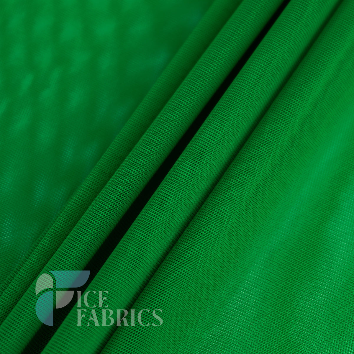 Kelly Green Flex Power Mesh 4 Way Stretch Nylon Fabric