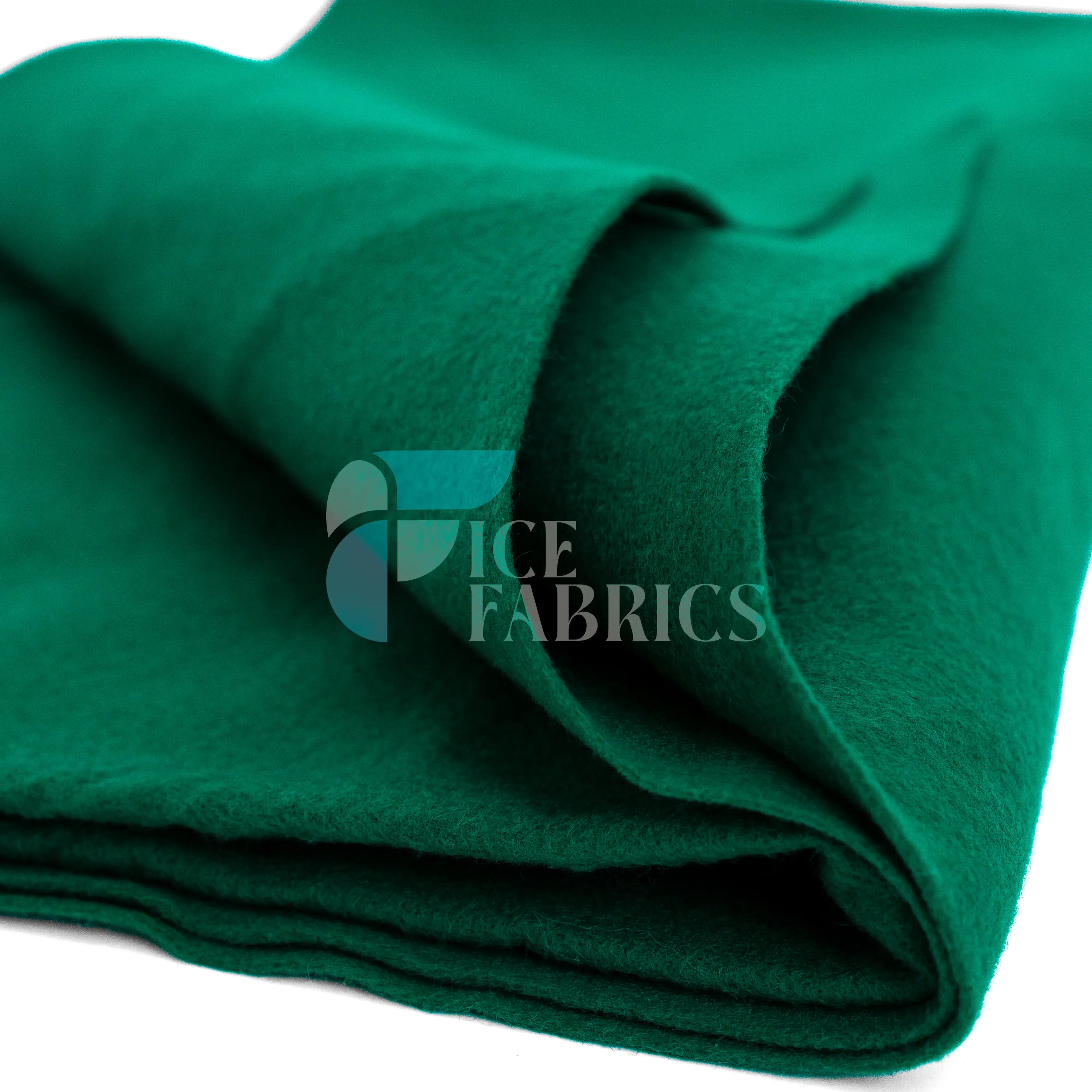 Kelly Green Acrylic Felt Fabric / 1.6mm Thick _ 72” Wide ICE FABRICS By The Yard