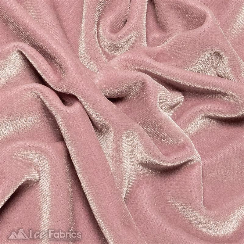 Ice Fabrics Stretch Velvet Fabric Soft and Smooth ICE FABRICS Lavender