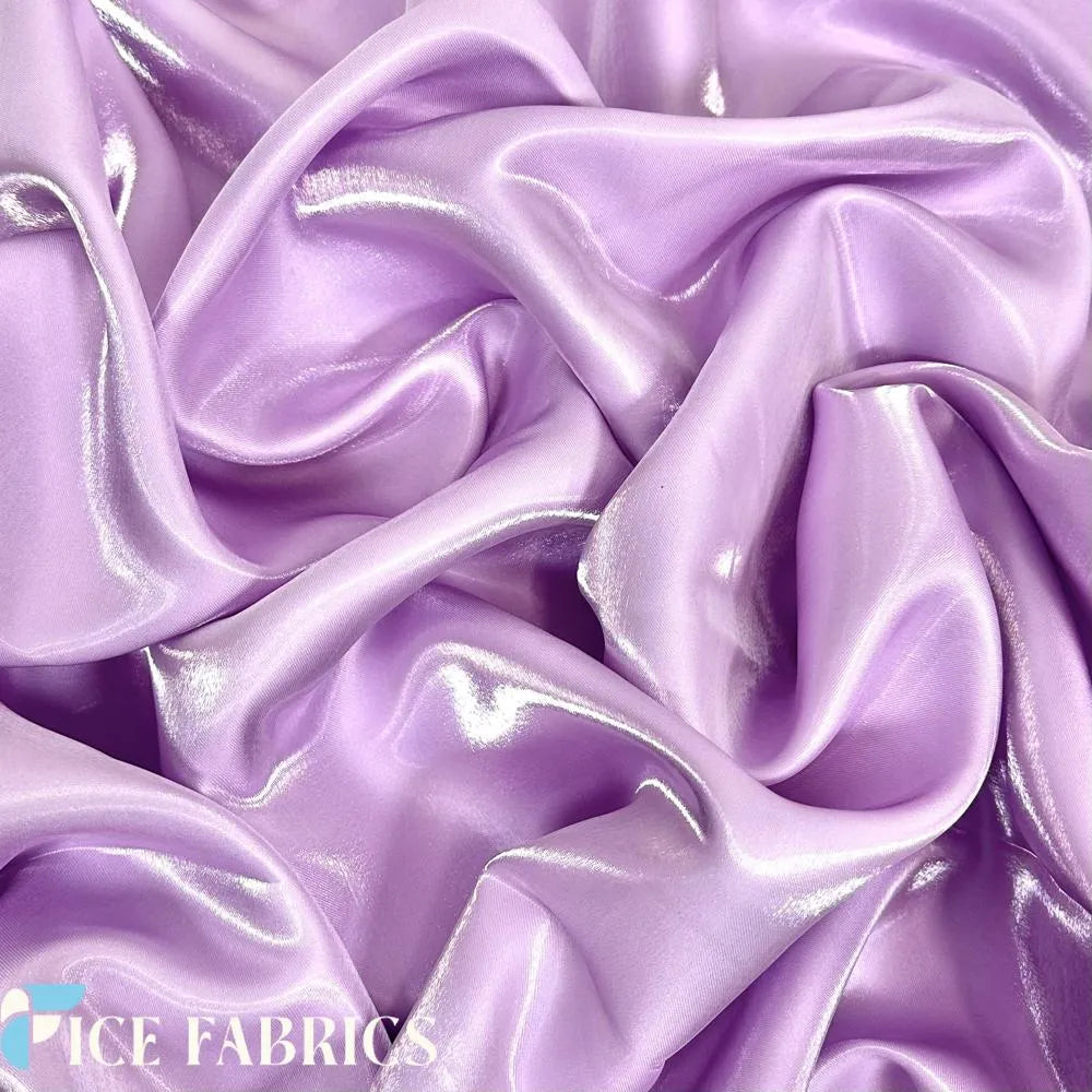 Lavender Silky Satin Fabric