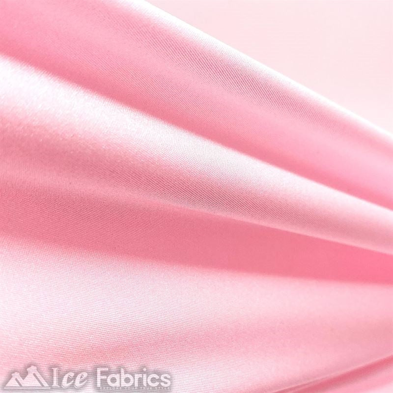 4 Way Stretch Nylon Spandex Fabric By The Roll (20 Yards ) ICE FABRICS |Light Pink