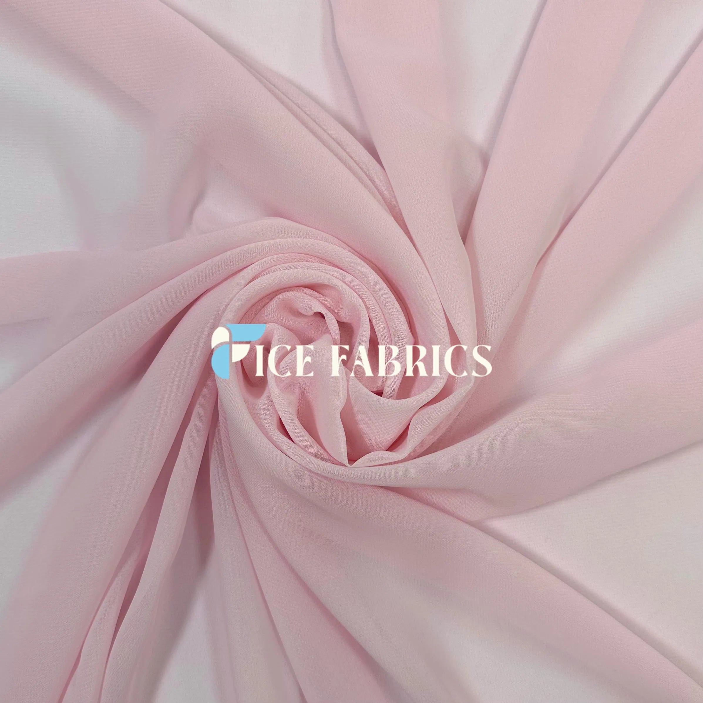 Light Pink Mia Chiffon Fabric / 60’’ Wide Soft chiffon Sheer Fabric