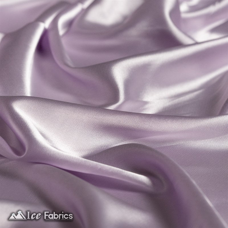 Silky Charmeuse Stretch Satin Fabric Fashion Fabric Lilac