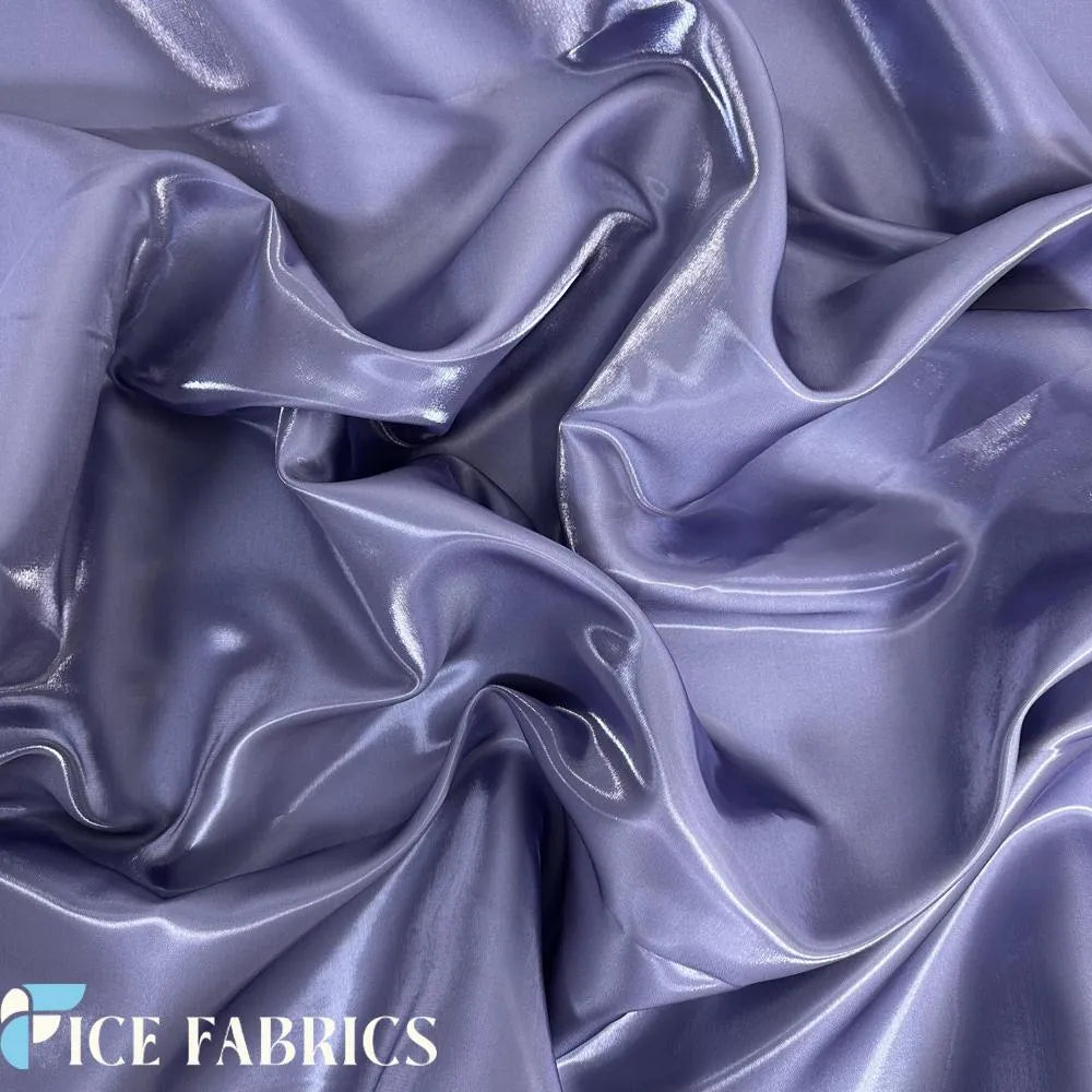 Lilac Silky Satin Fabric