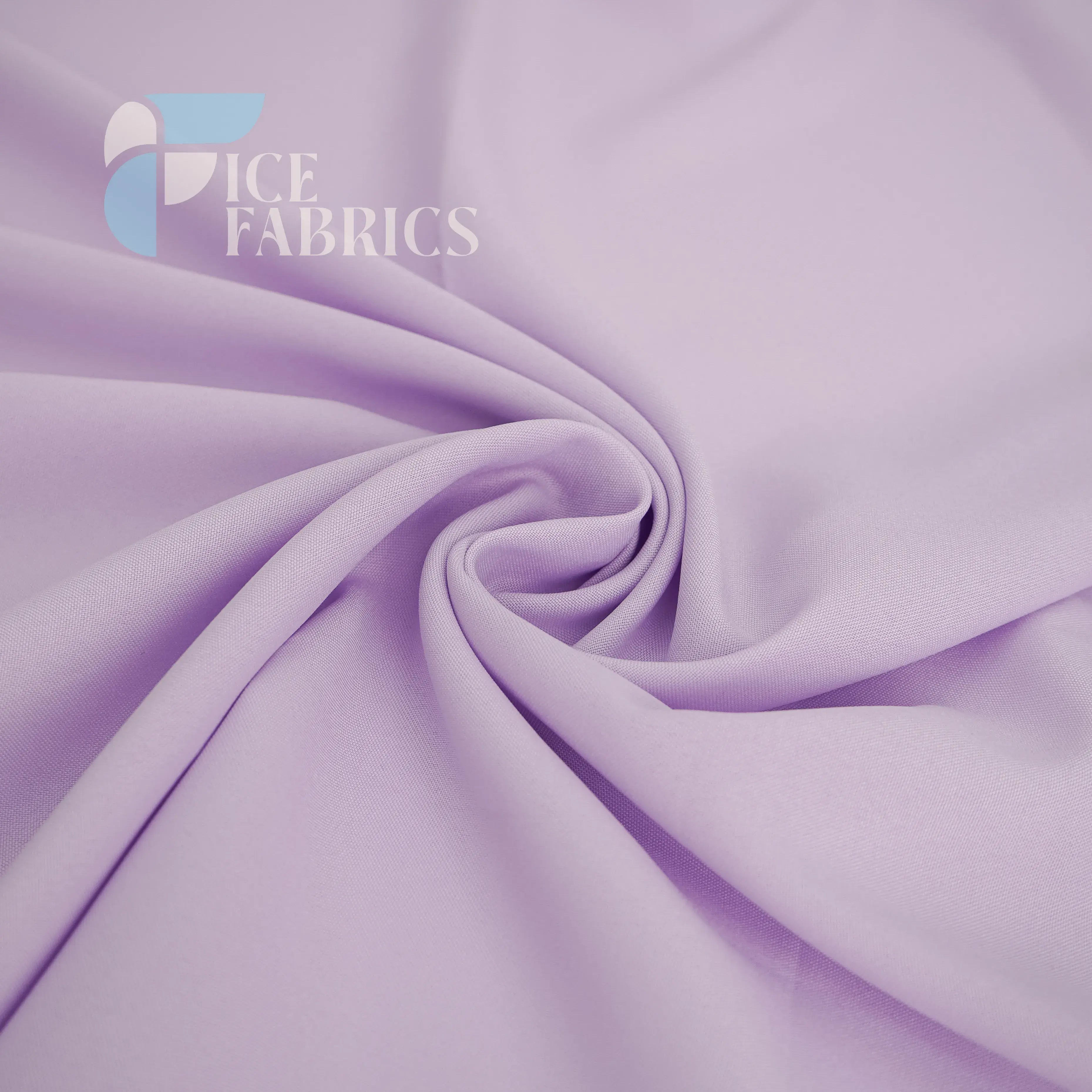 Lilac Solid Poly Poplin Fabric By The Yard