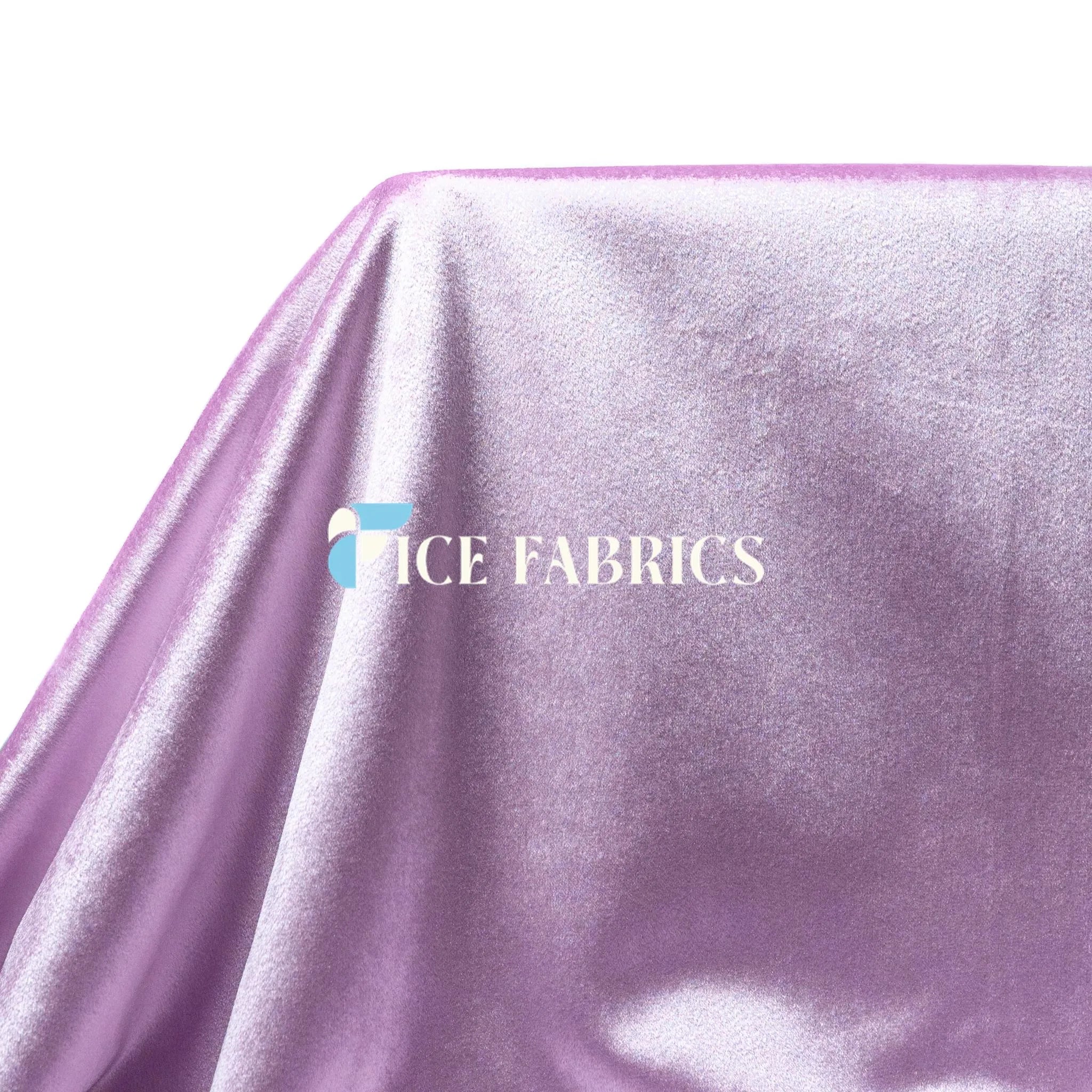 Lilac Royal Soft Velvet Upholstery Fabric