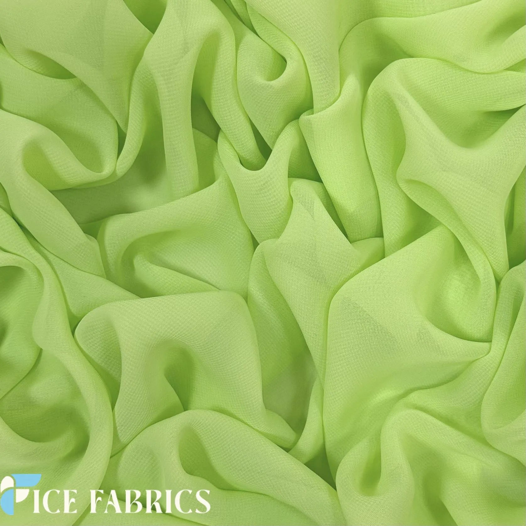 Mia Poly Chiffon Fabric / 60" Wide Soft Sheer Chiffon Fabric